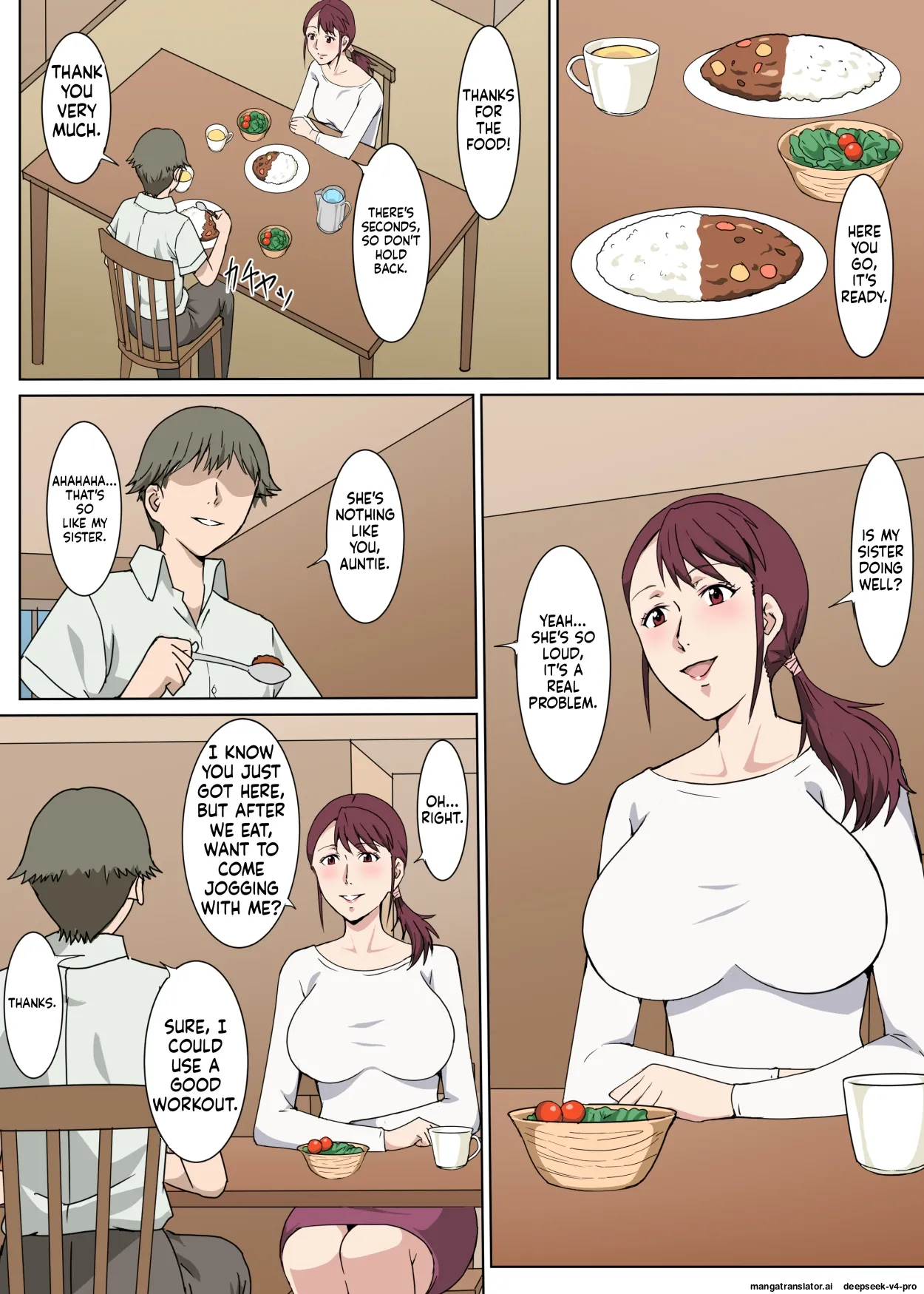 Majime De Akarui Obasan Wo Sex De Iinari Ni Shita Hanashi page 4