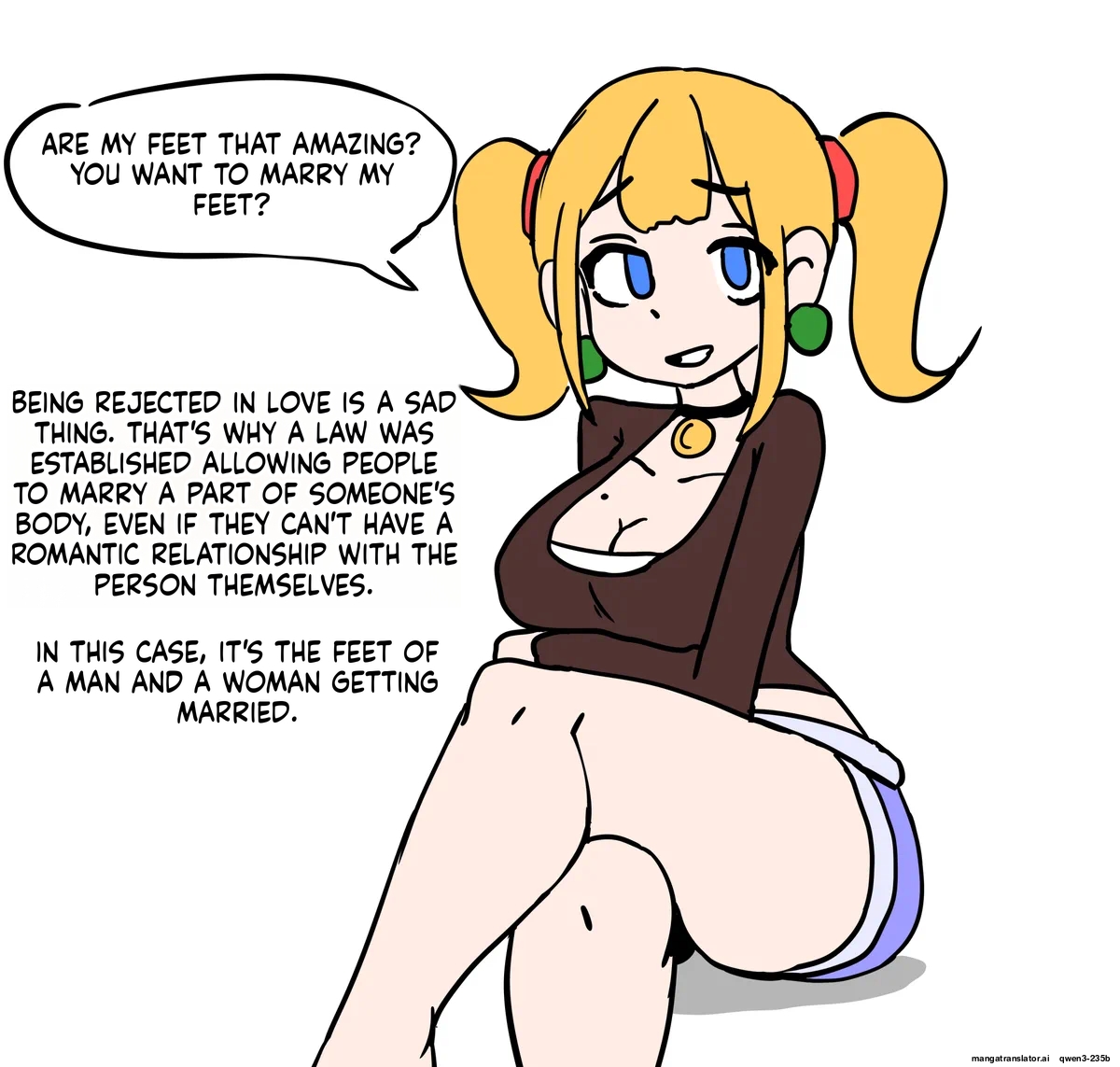 Marrying The Feet Of The Girl I Like page 1
