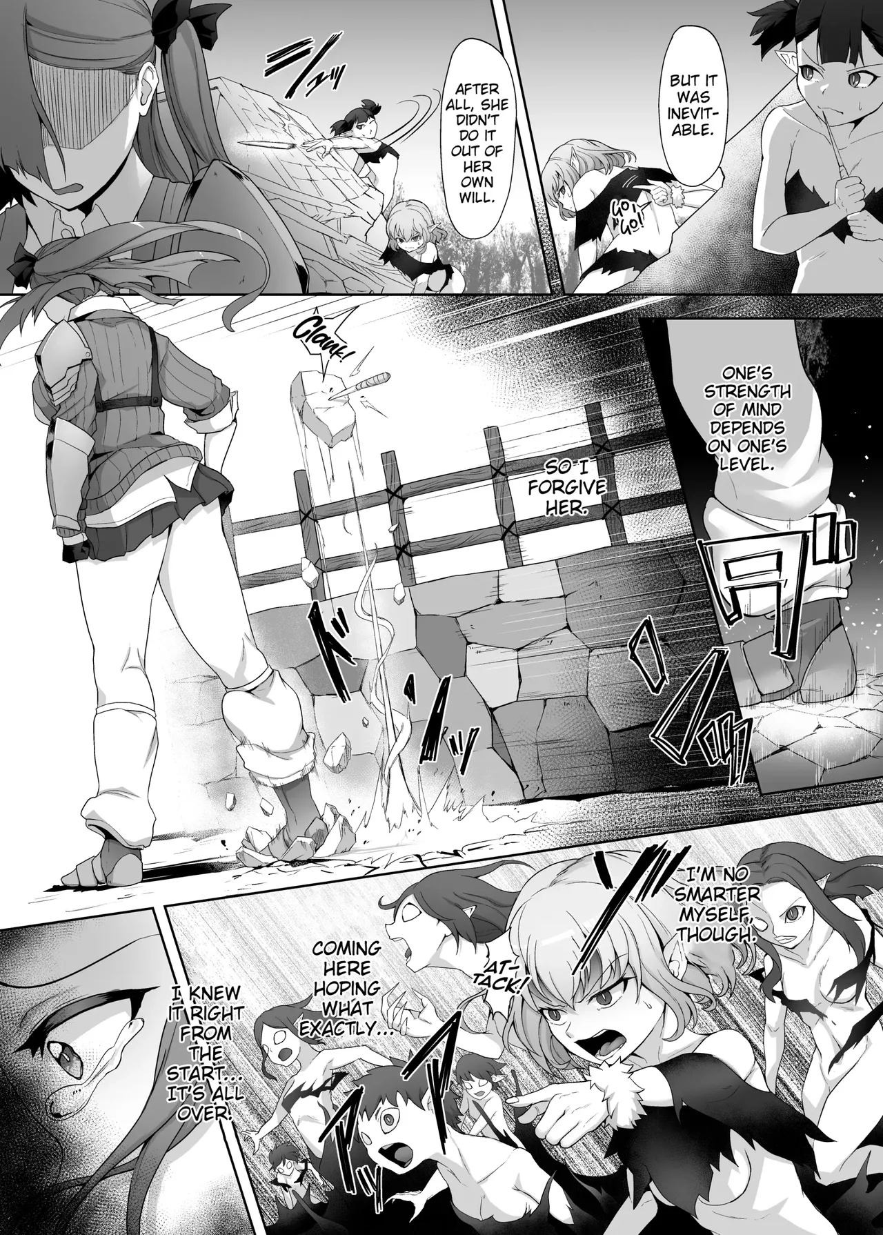 Mecha Tsuyoi Hazu No Onna Kakutouka, Mesugaki Mazoku Ni Wana Ni Hamerare Bokorare Futanari Buzama Level Drain Kyousei Shasei Shizako Ni Sarete Sekka Hakai Shokei page 11