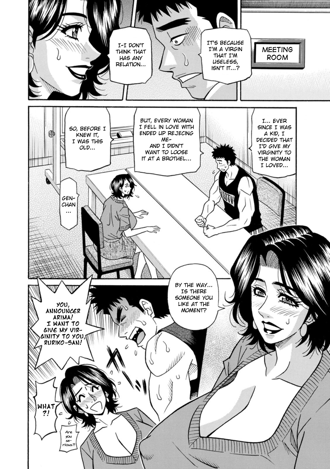 Miboujin Ana Ruriko No Hinichijuu - The Extraordinary Life Of Widow Announcer Ruriko Ch. 1-4 page 12