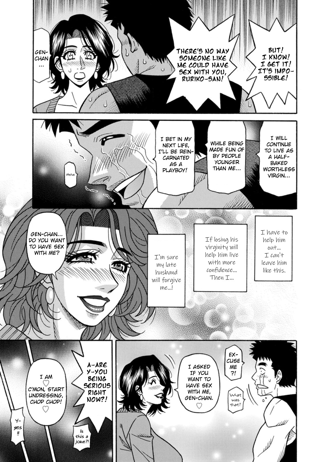 Miboujin Ana Ruriko No Hinichijuu - The Extraordinary Life Of Widow Announcer Ruriko Ch. 1-4 page 13