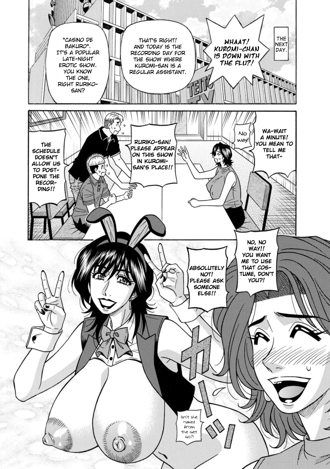 Miboujin Ana Ruriko No Hinichijuu - The Extraordinary Life Of Widow Announcer Ruriko Ch. 1-4 page 27