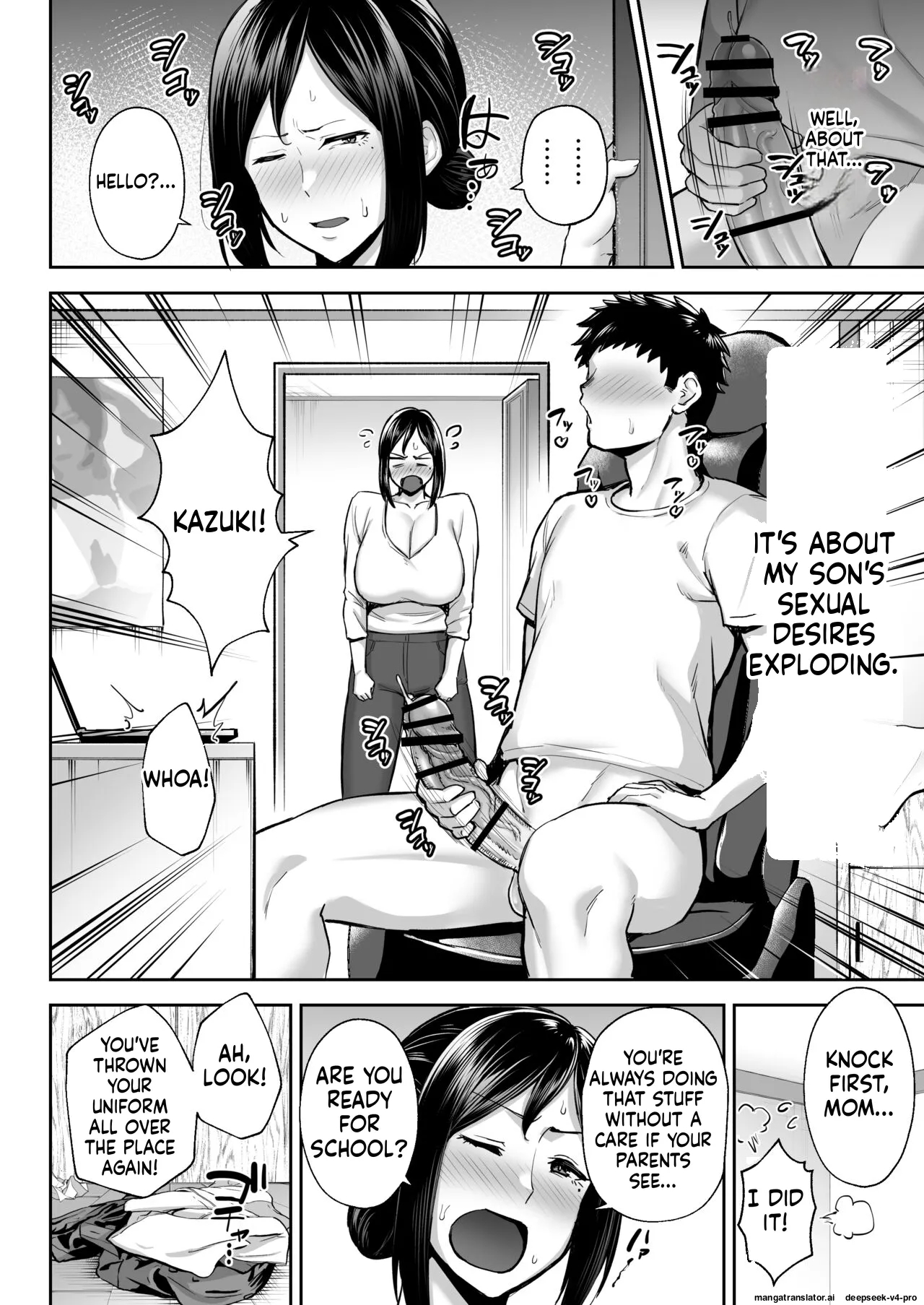 Miyuki The Erotic Female Right Next Door — A Mom Troubled By Her Horny Son page 3