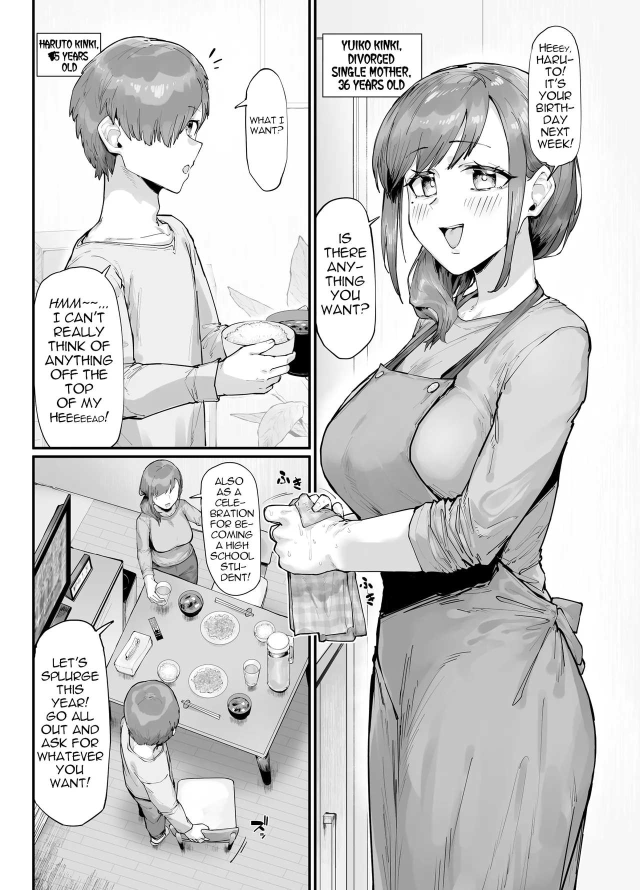 My Birthday Present Is A Passionate, Raw Mating Session With My Mom page 3