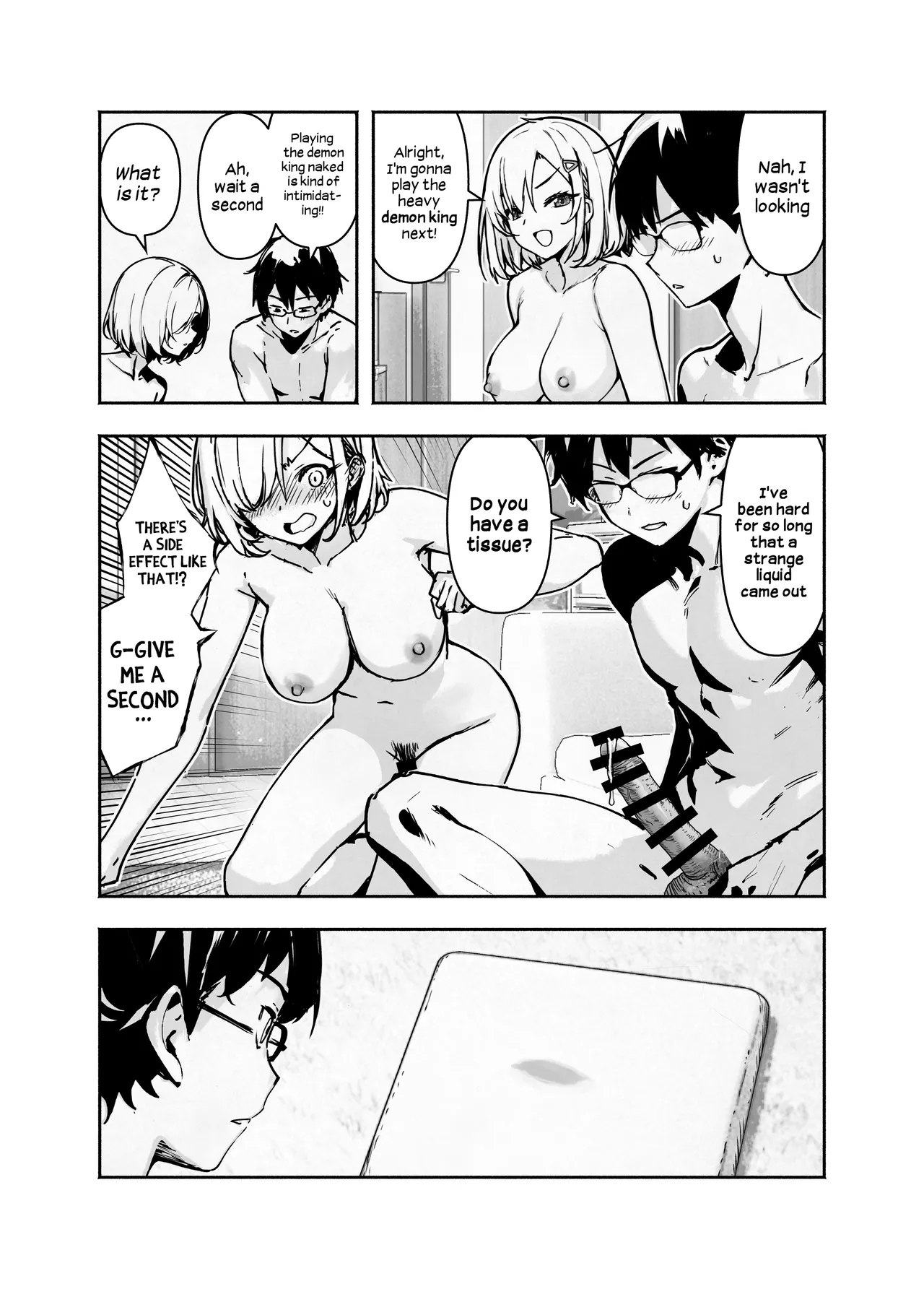 My Otaku Friend Is A Nudist But She'll Let Me Stay Over At Her House If I Promise Not To Fuck Her page 15