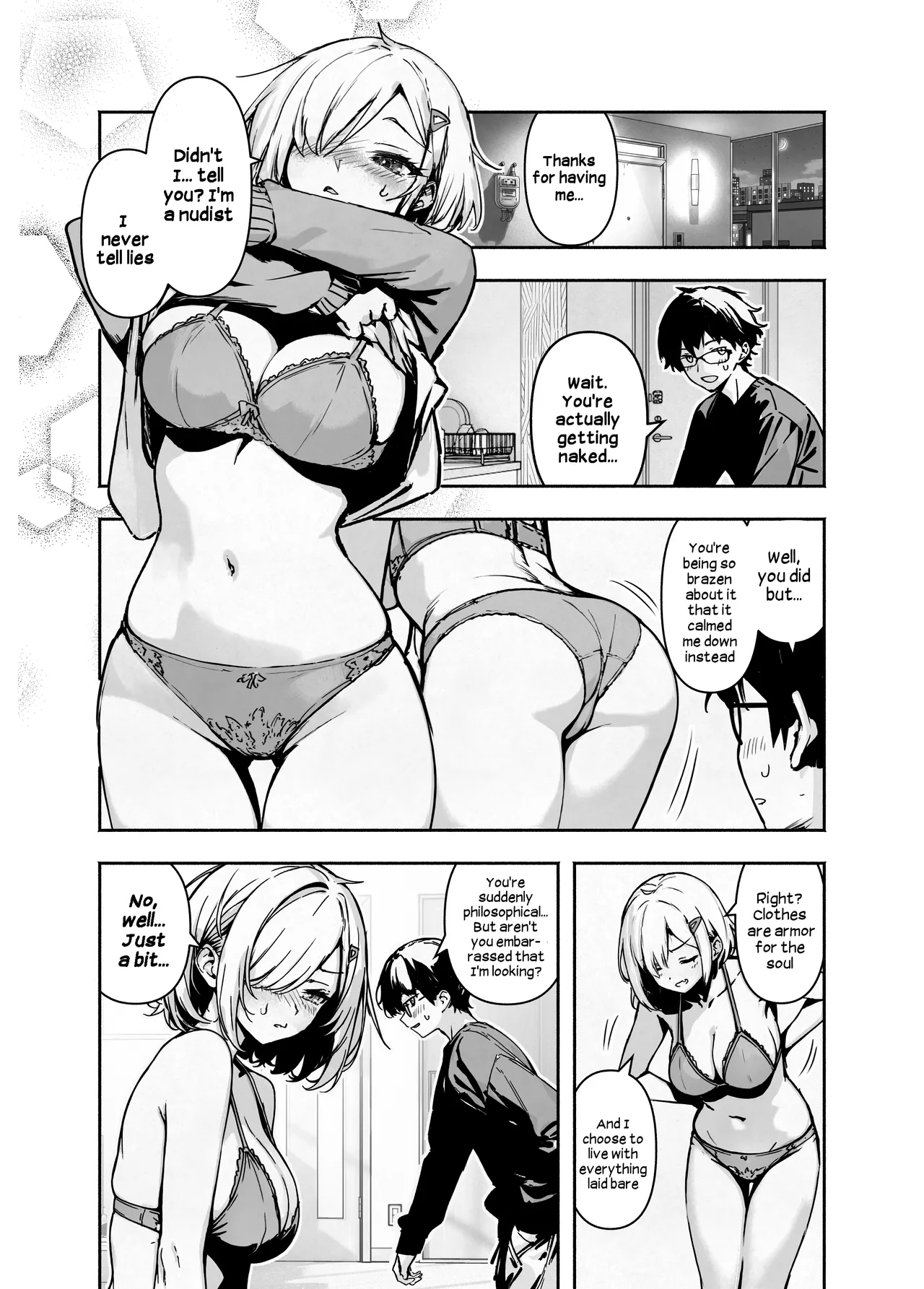 My Otaku Friend Is A Nudist But She'll Let Me Stay Over At Her House If I Promise Not To Fuck Her page 9
