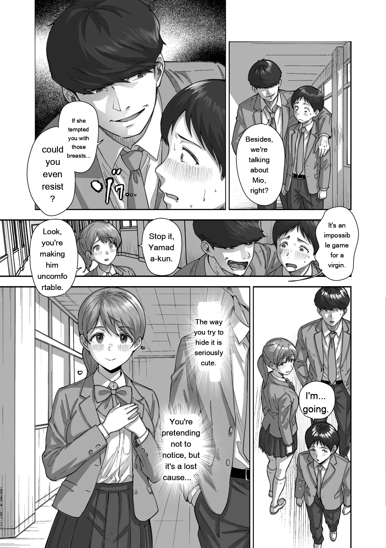 Nige Chin Complex ~aza To Kyonyuu Joshi No Chouhatsu Ni Bokki Kakushi Nigeta Zako Ww~ page 14