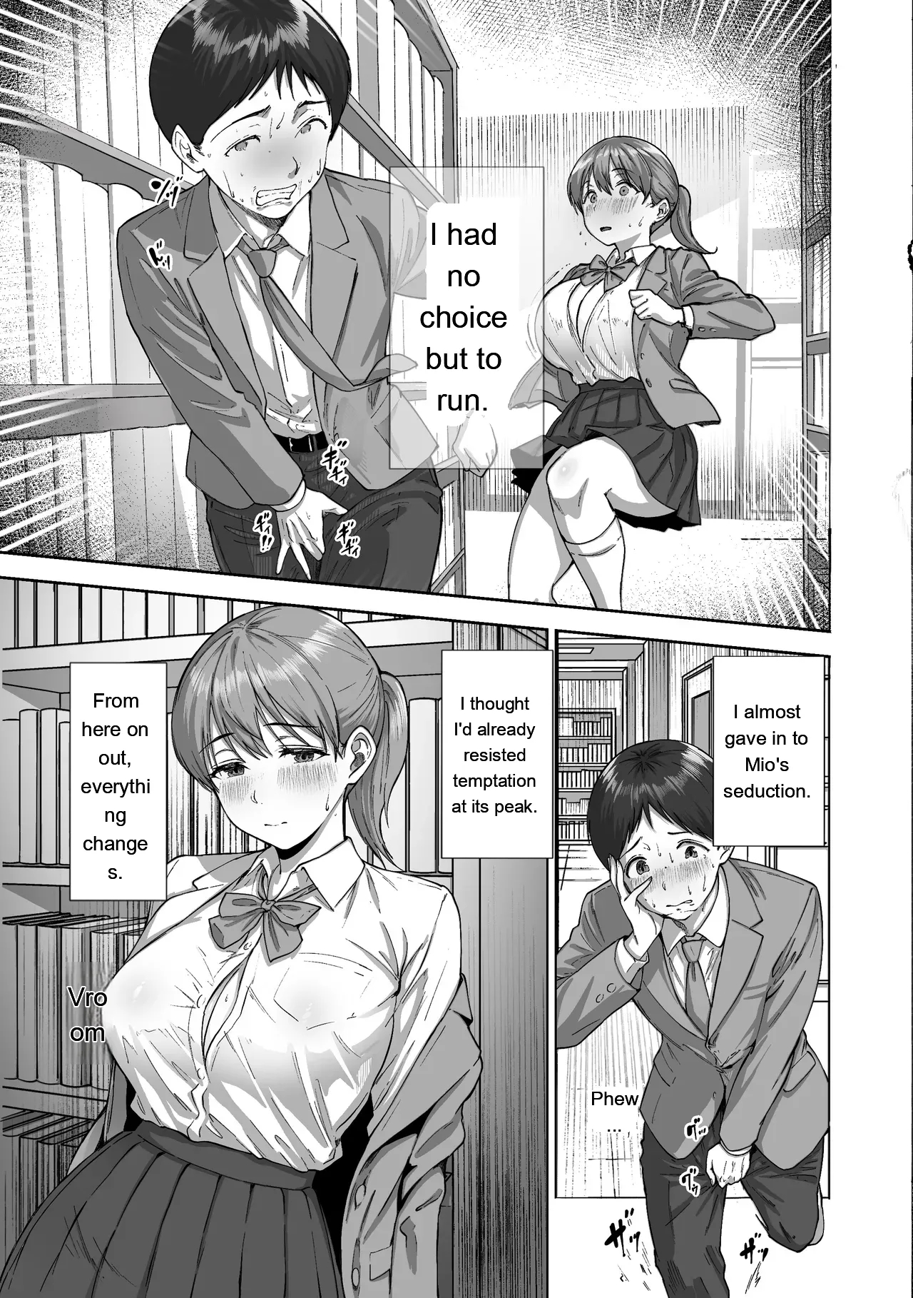 Nige Chin Complex ~aza To Kyonyuu Joshi No Chouhatsu Ni Bokki Kakushi Nigeta Zako Ww~ page 30