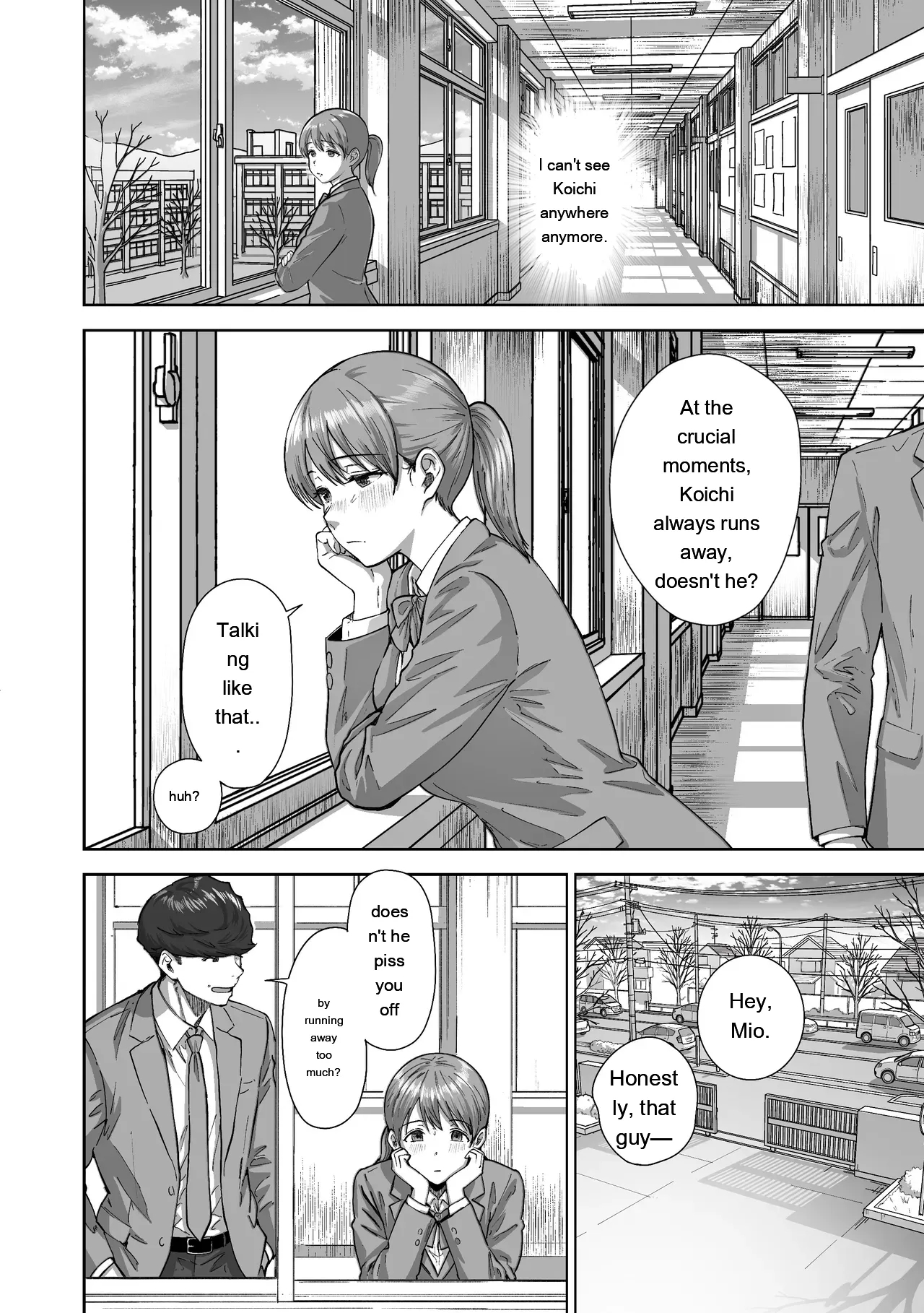 Nige Chin Complex ~aza To Kyonyuu Joshi No Chouhatsu Ni Bokki Kakushi Nigeta Zako Ww~ page 31