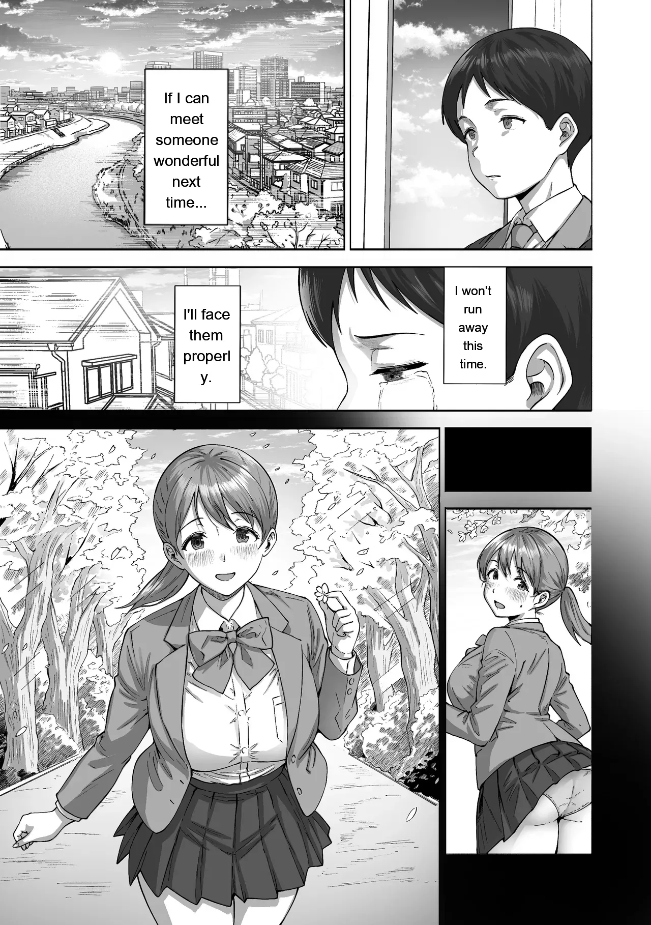Nige Chin Complex ~aza To Kyonyuu Joshi No Chouhatsu Ni Bokki Kakushi Nigeta Zako Ww~ page 52