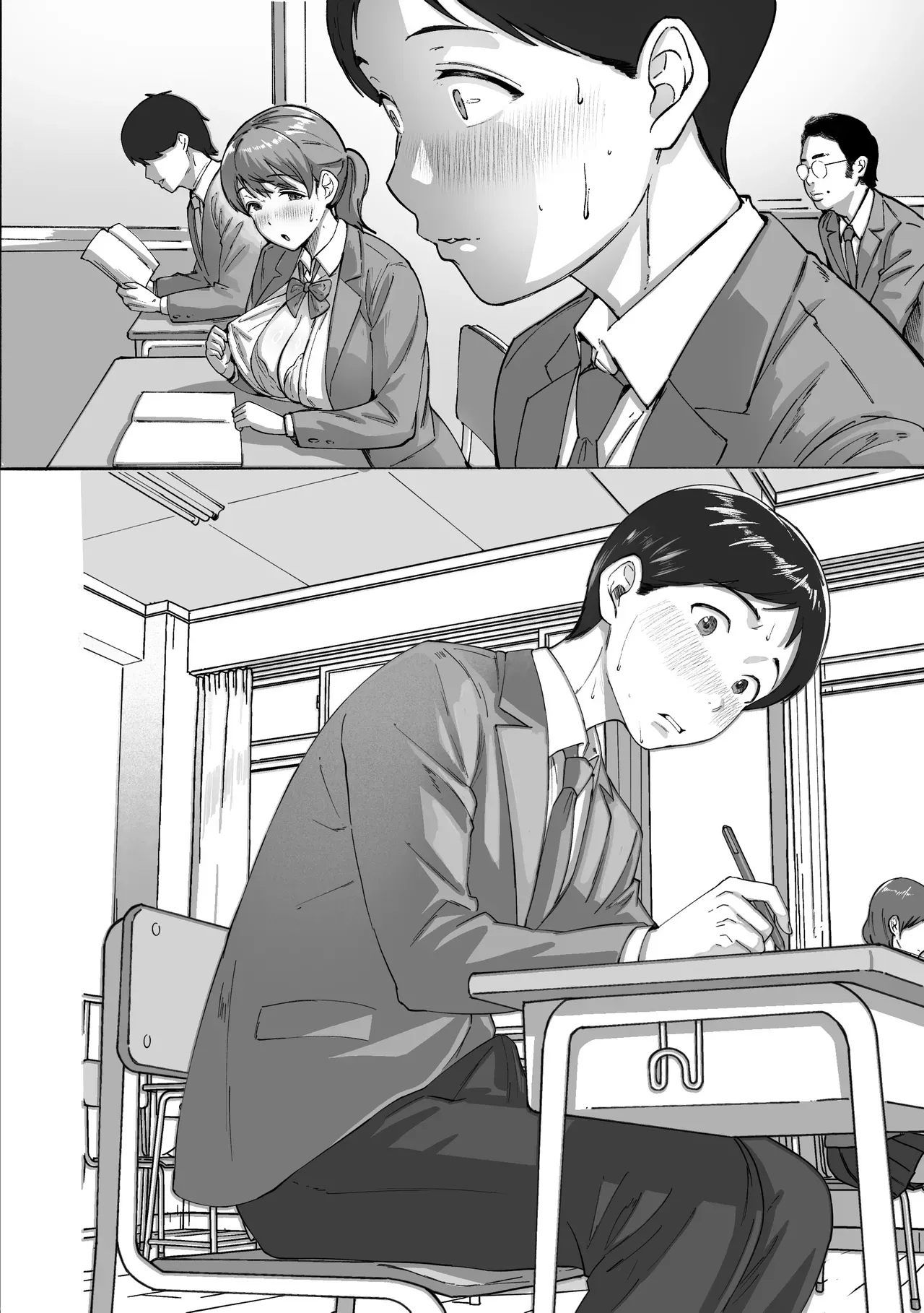 Nige Chin Complex ~aza To Kyonyuu Joshi No Chouhatsu Ni Bokki Kakushi Nigeta Zako Ww~ page 55