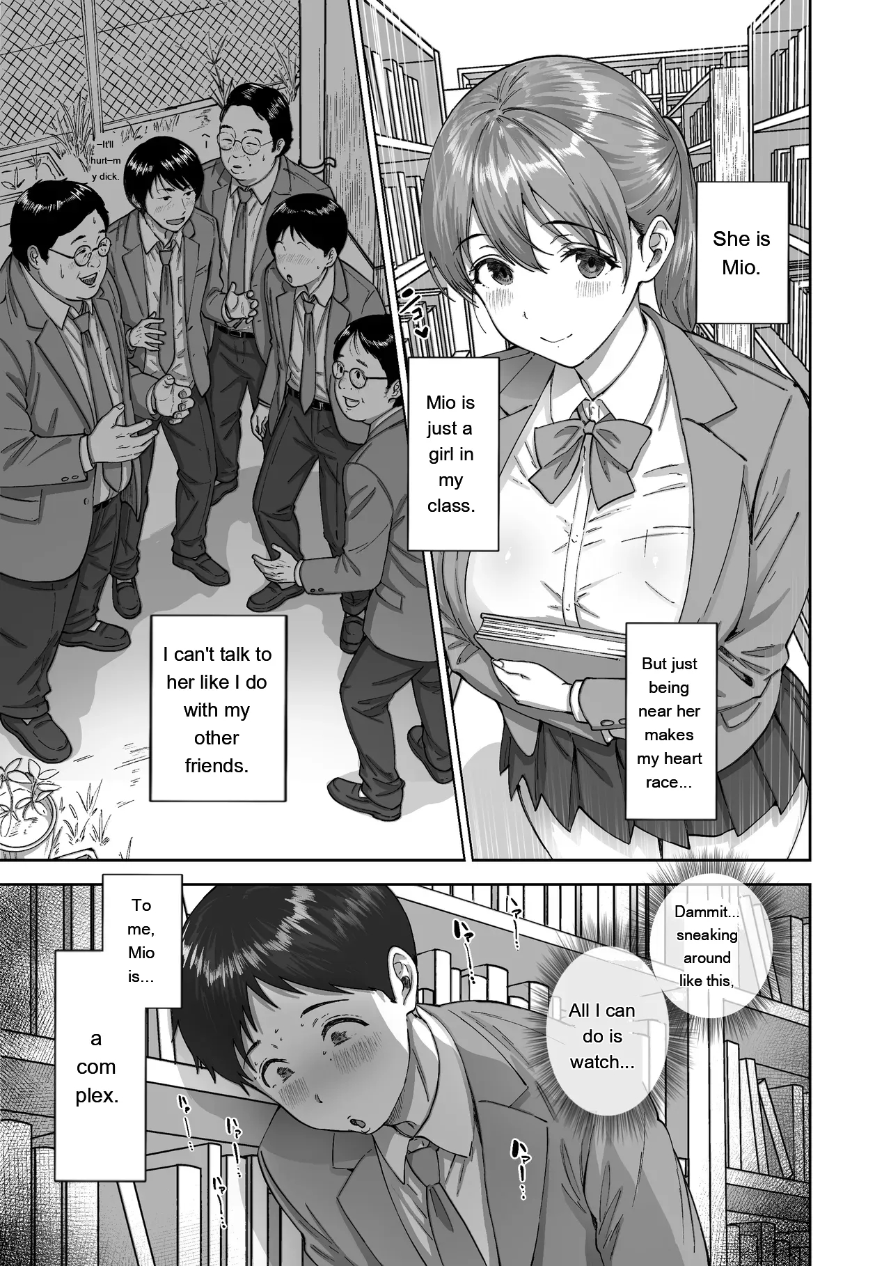 Nige Chin Complex ~aza To Kyonyuu Joshi No Chouhatsu Ni Bokki Kakushi Nigeta Zako Ww~ page 6