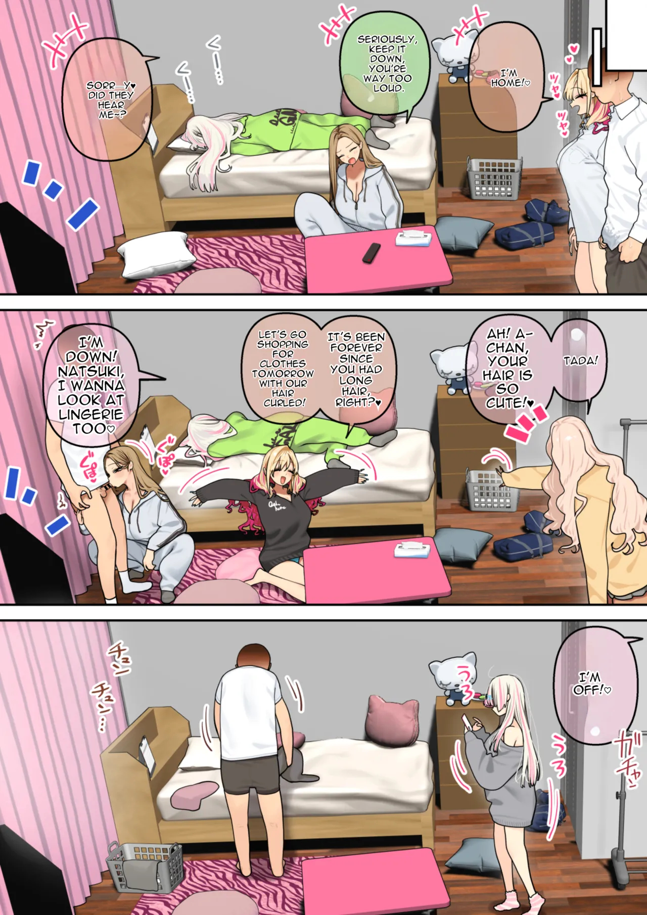 Oshikake! Bakunyuu Gal Harem Seikatsu 3 page 51
