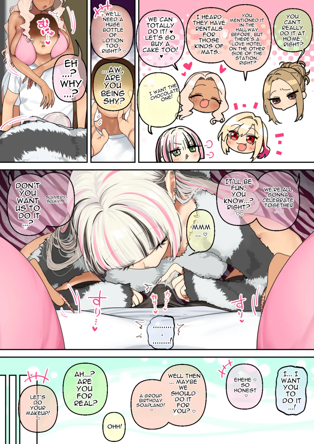 Oshikake! Bakunyuu Gal Harem Seikatsu 3 page 62