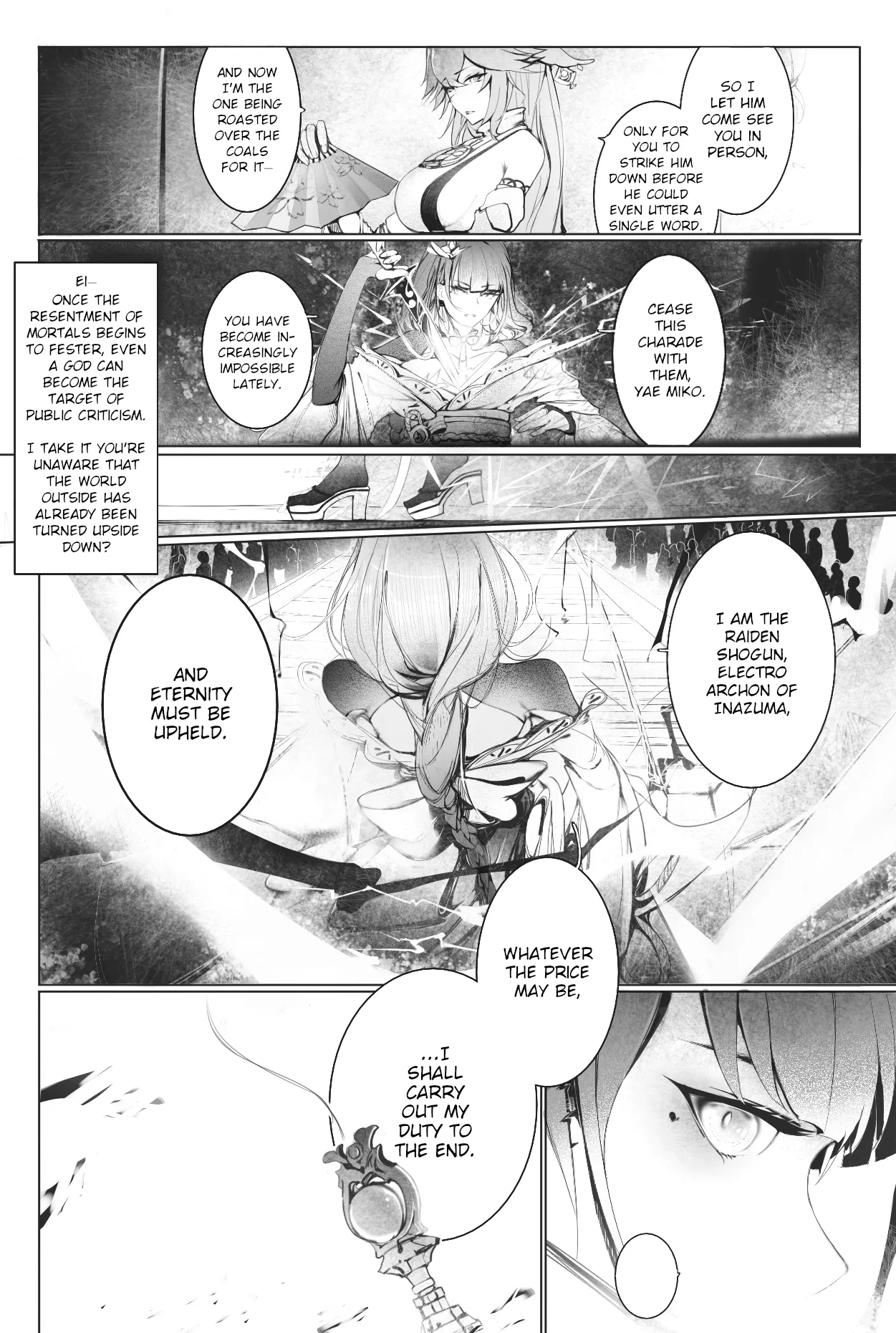 Raiden Shogun And Yae Miko page 2