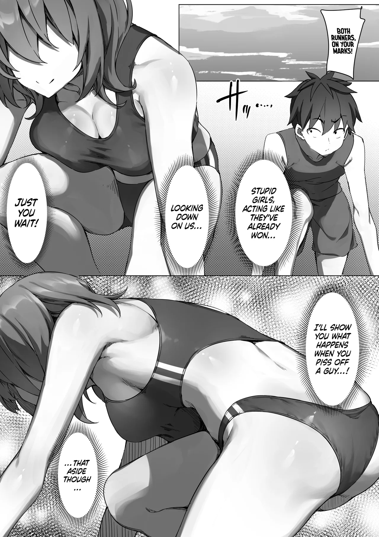Rikujo Joshi No Waki Ni Tsui Kofun Shite Shimatta Maso Ni Batsu Ga Kudaru Hanashi page 2