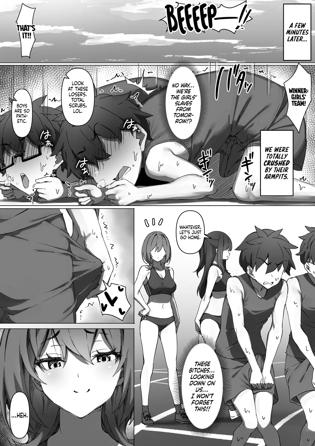Rikujo Joshi No Waki Ni Tsui Kofun Shite Shimatta Maso Ni Batsu Ga Kudaru Hanashi page 5