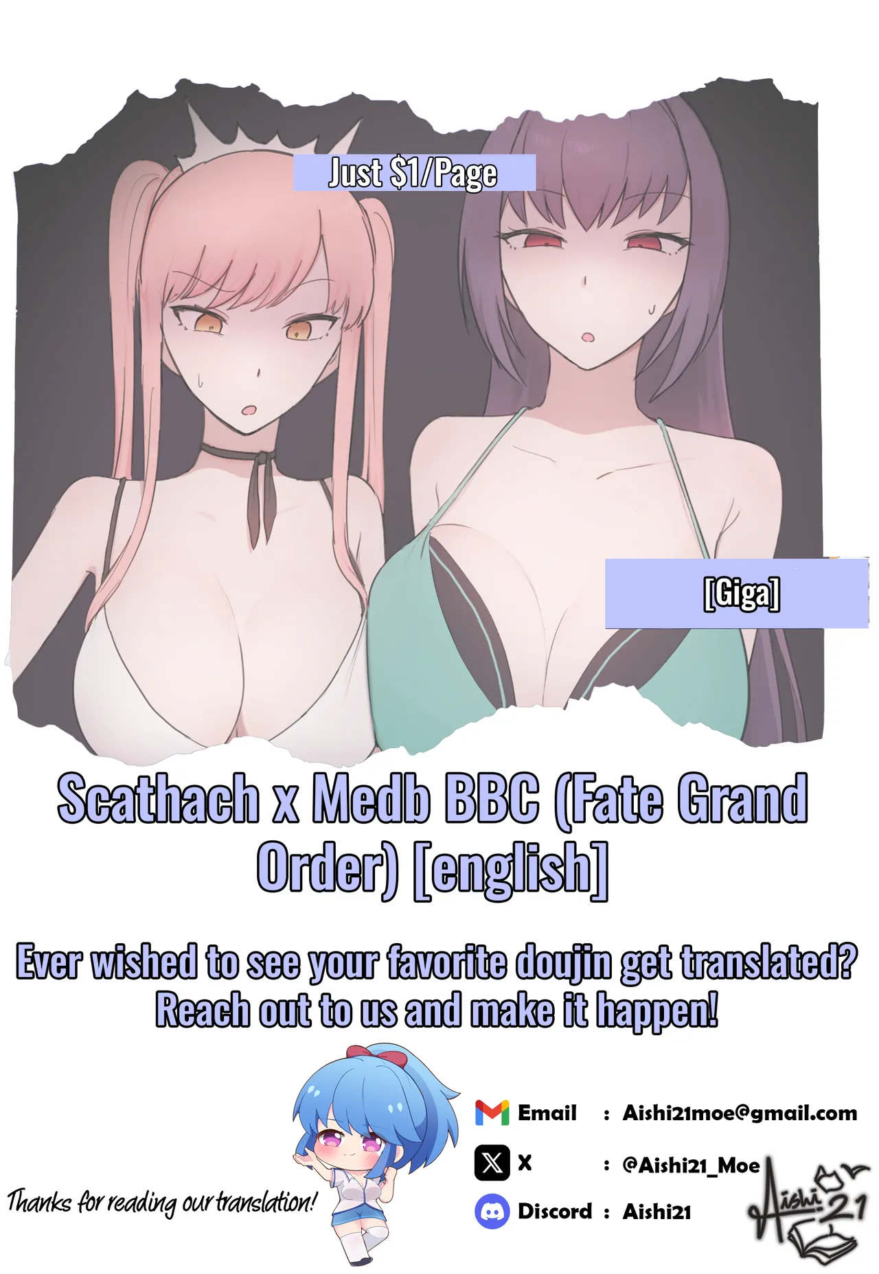 Scathach X Medb Bbc page 7