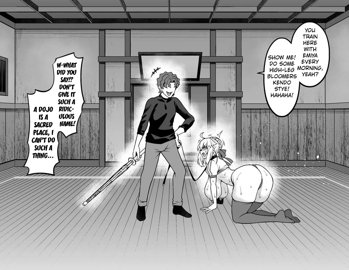 Shinji Is Taking Artoria For A Walk At Night❤ page 4