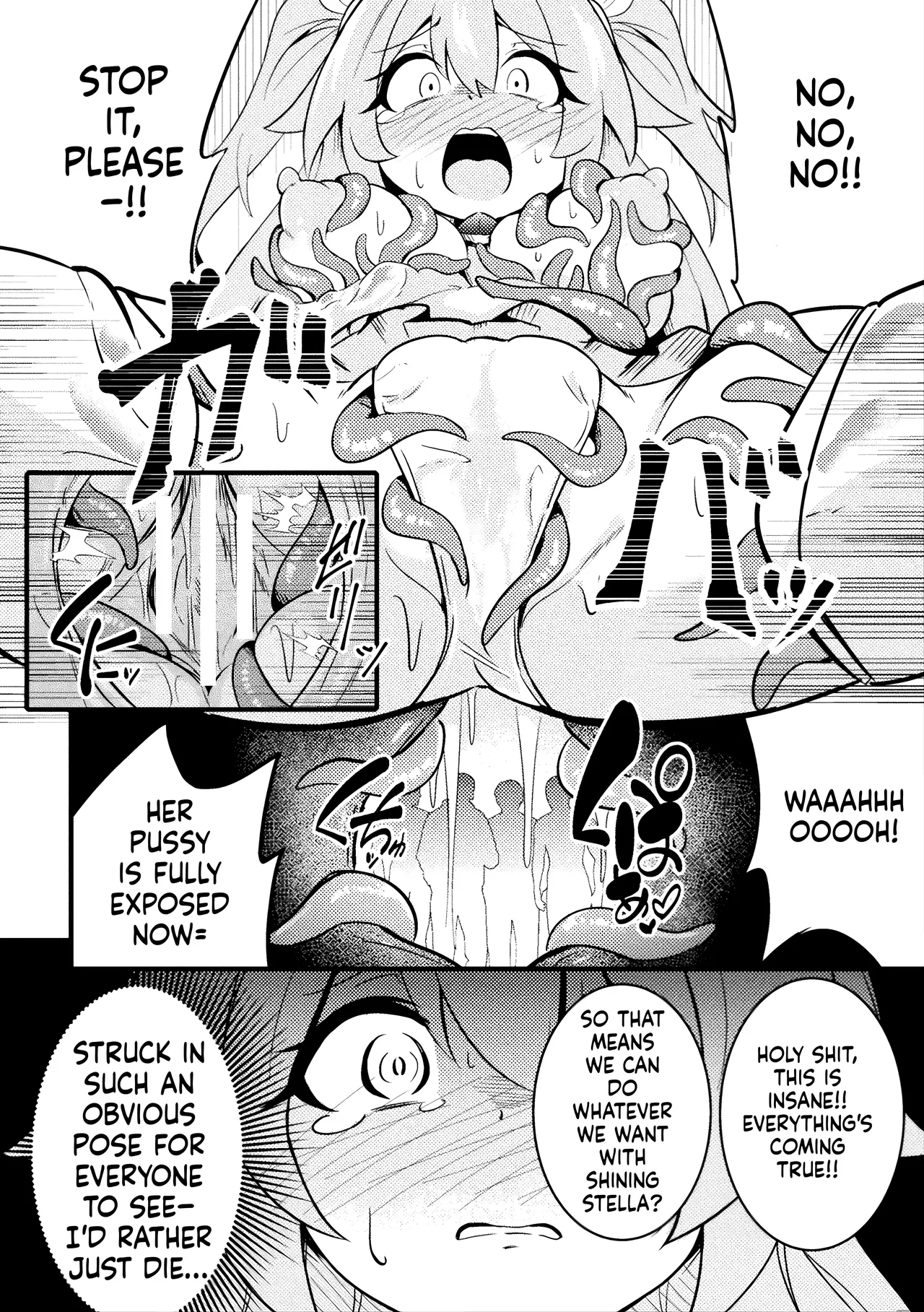 Shiny Stella ~karamitsuku Seishoku No Te~ page 12