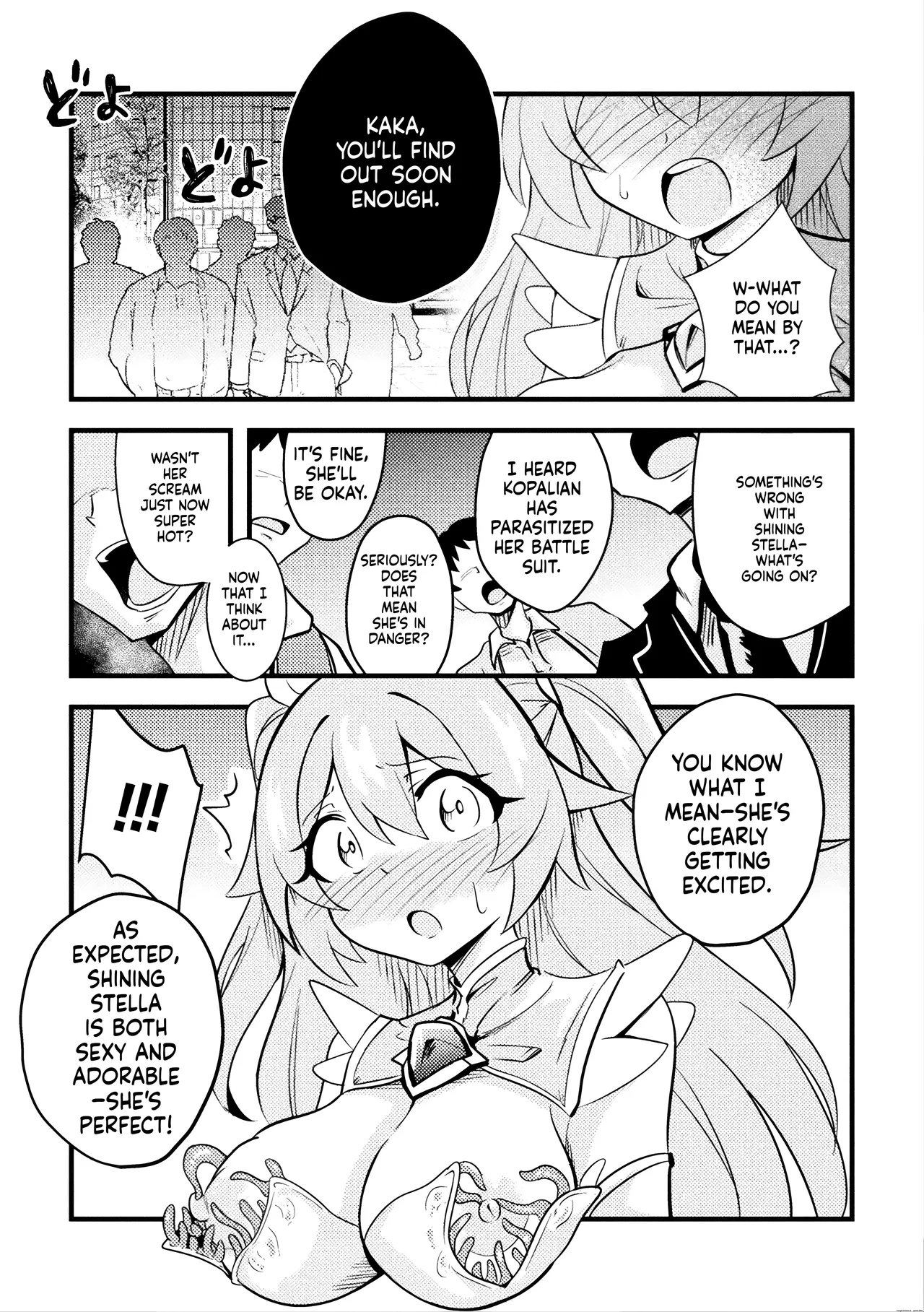 Shiny Stella ~karamitsuku Seishoku No Te~ page 7