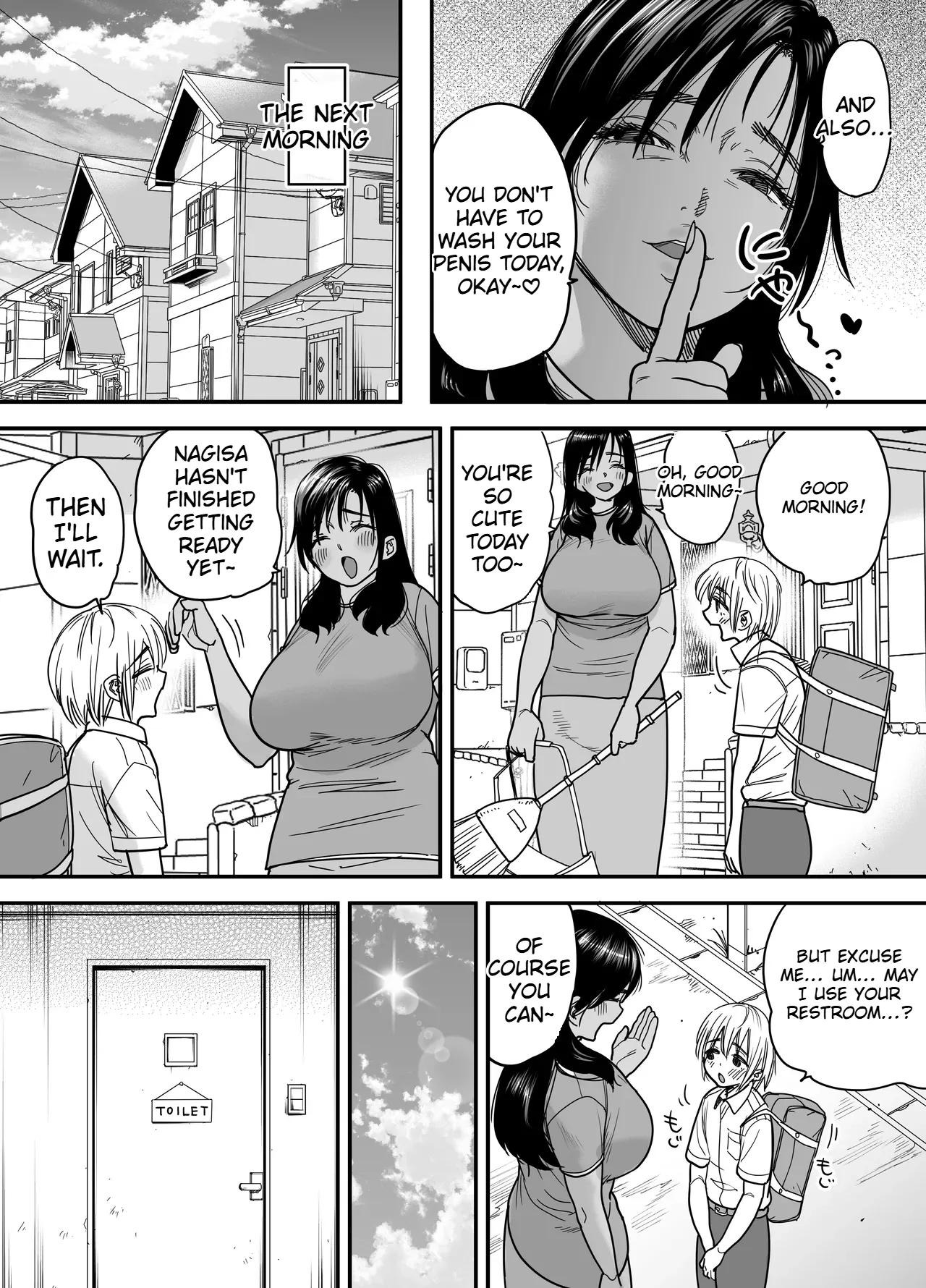 Tall, Tanned, Tomboyish! Nagisa-chan 3 — Since Pregnant Nagisa-chan Can't Do It, Nagisa's Hairy Mama Takes Care Of The Sexual Relief: Sex Edition page 11