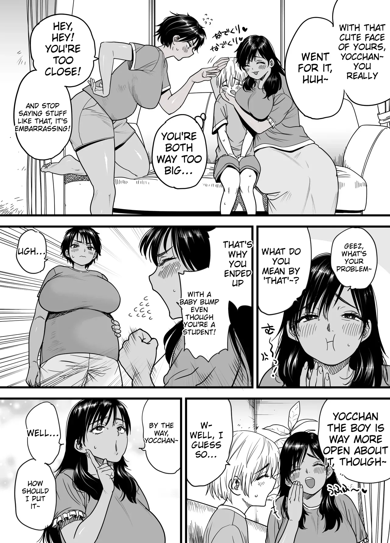 Tall, Tanned, Tomboyish! Nagisa-chan 3 — Since Pregnant Nagisa-chan Can't Do It, Nagisa's Hairy Mama Takes Care Of The Sexual Relief: Sex Edition page 4