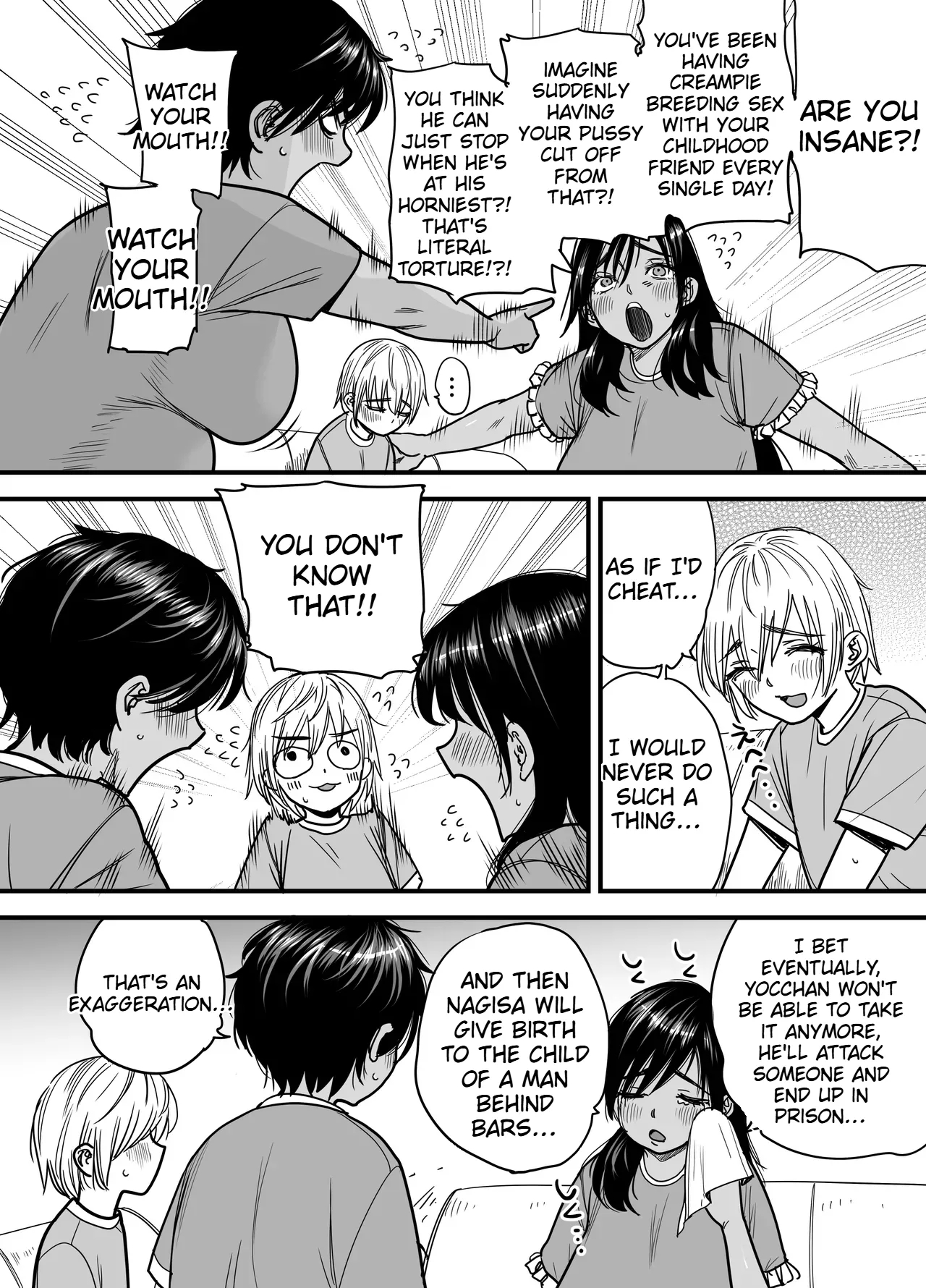 Tall, Tanned, Tomboyish! Nagisa-chan 3 — Since Pregnant Nagisa-chan Can't Do It, Nagisa's Hairy Mama Takes Care Of The Sexual Relief: Sex Edition page 6