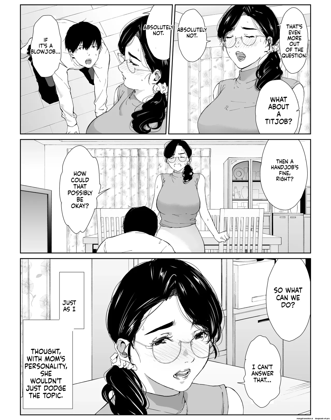 Tanomaretara Kotowarenai Seikaku No Okaa-san O Kudoite Mita page 5