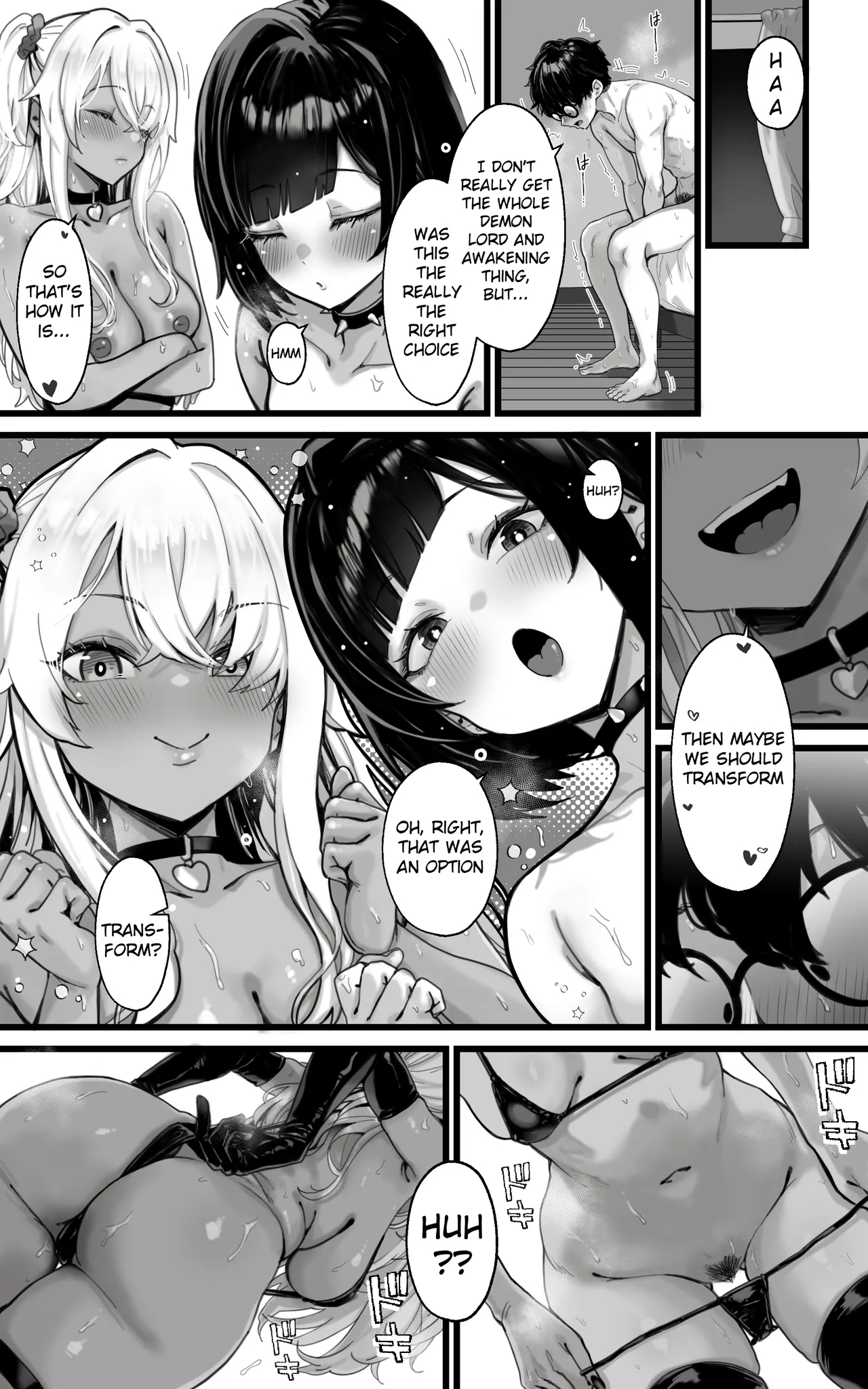 The Fap Material Gyaru Harem - We'll Serve You With Our Whole Heart And Souls Using Blowjobs, Titfucks, And Threesomes Until The Demon Lord Awakens!! page 38