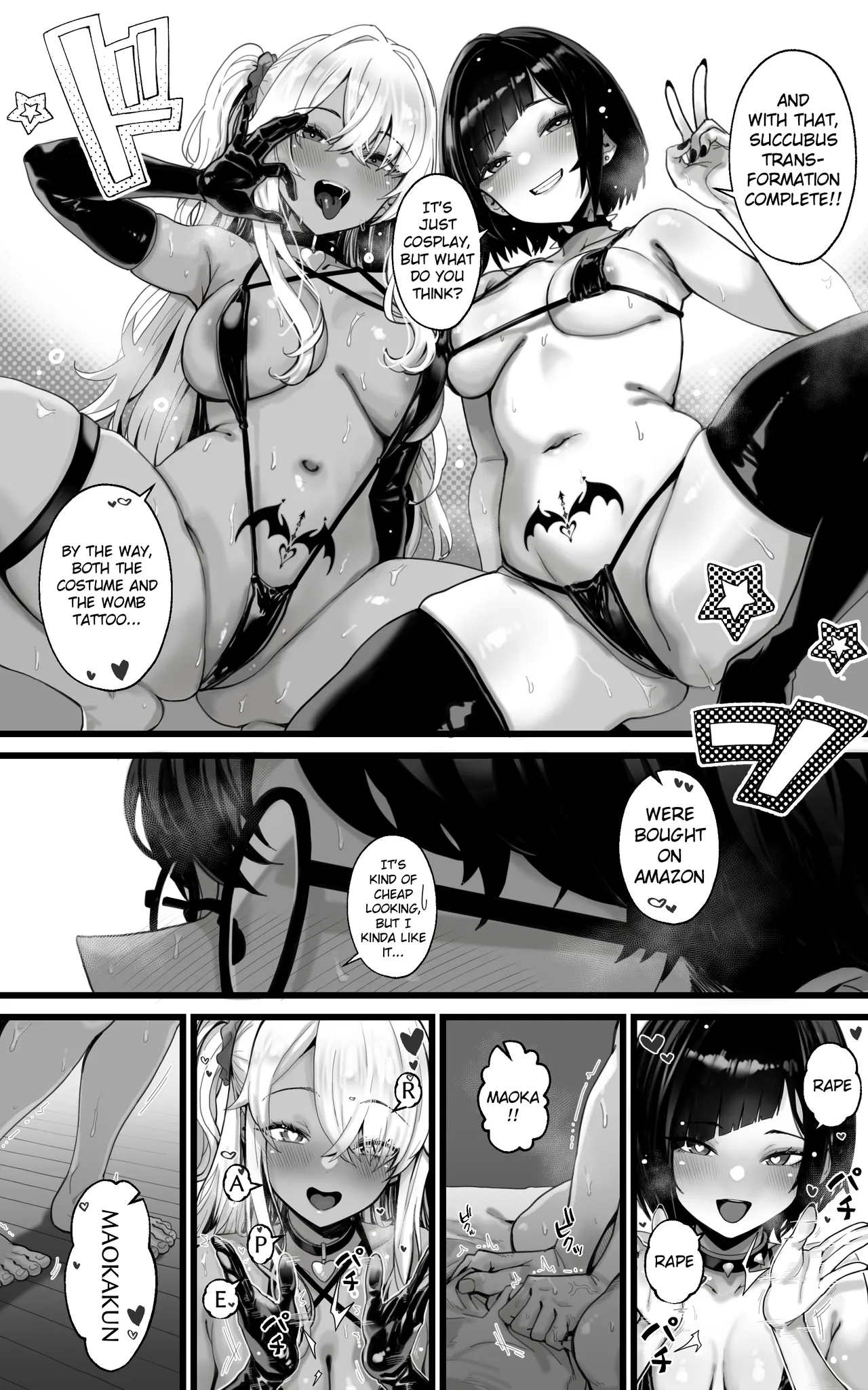 The Fap Material Gyaru Harem - We'll Serve You With Our Whole Heart And Souls Using Blowjobs, Titfucks, And Threesomes Until The Demon Lord Awakens!! page 40