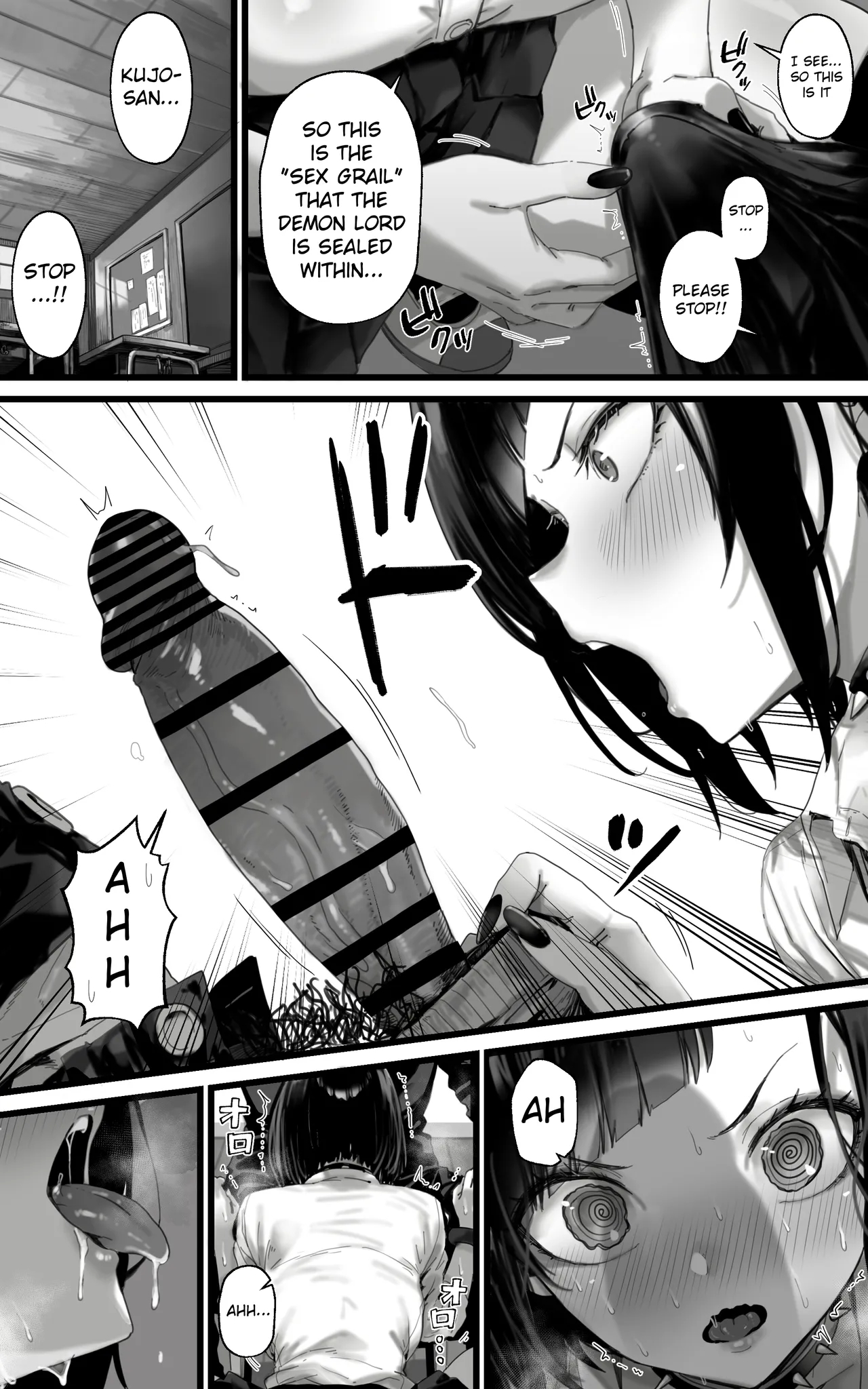 The Fap Material Gyaru Harem - We'll Serve You With Our Whole Heart And Souls Using Blowjobs, Titfucks, And Threesomes Until The Demon Lord Awakens!! page 8