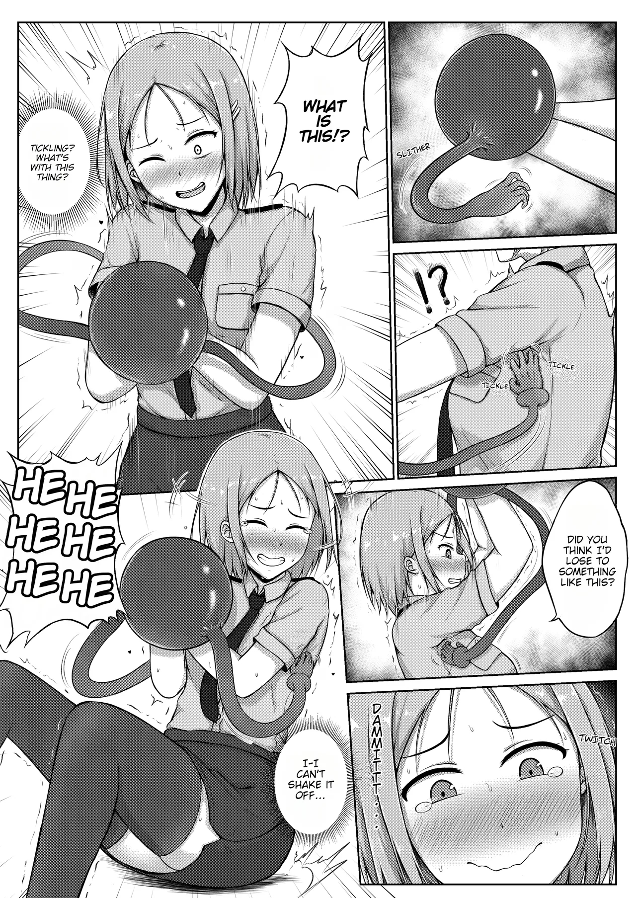 The Policewoman And The Tickling Kidnapper page 10