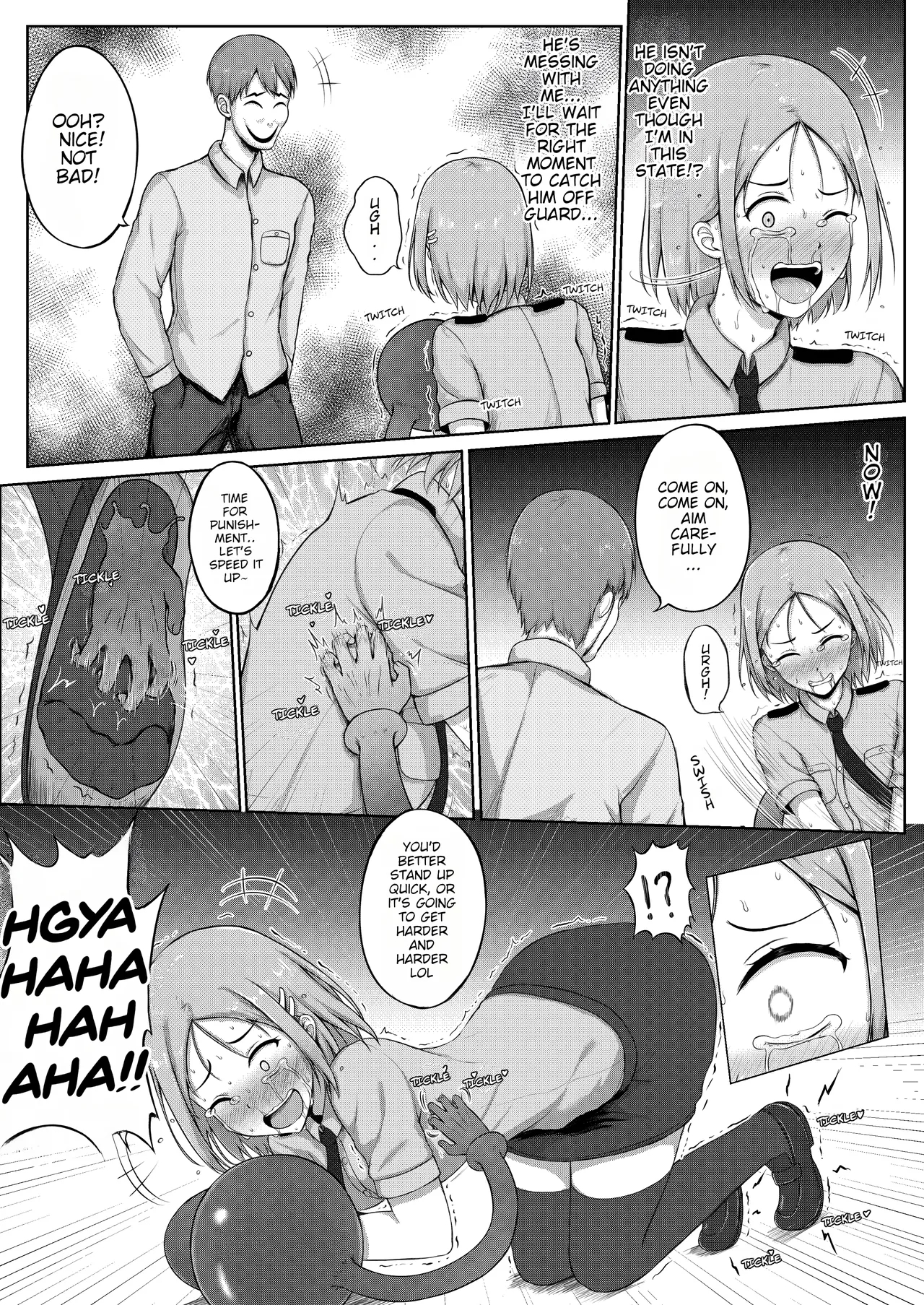 The Policewoman And The Tickling Kidnapper page 12