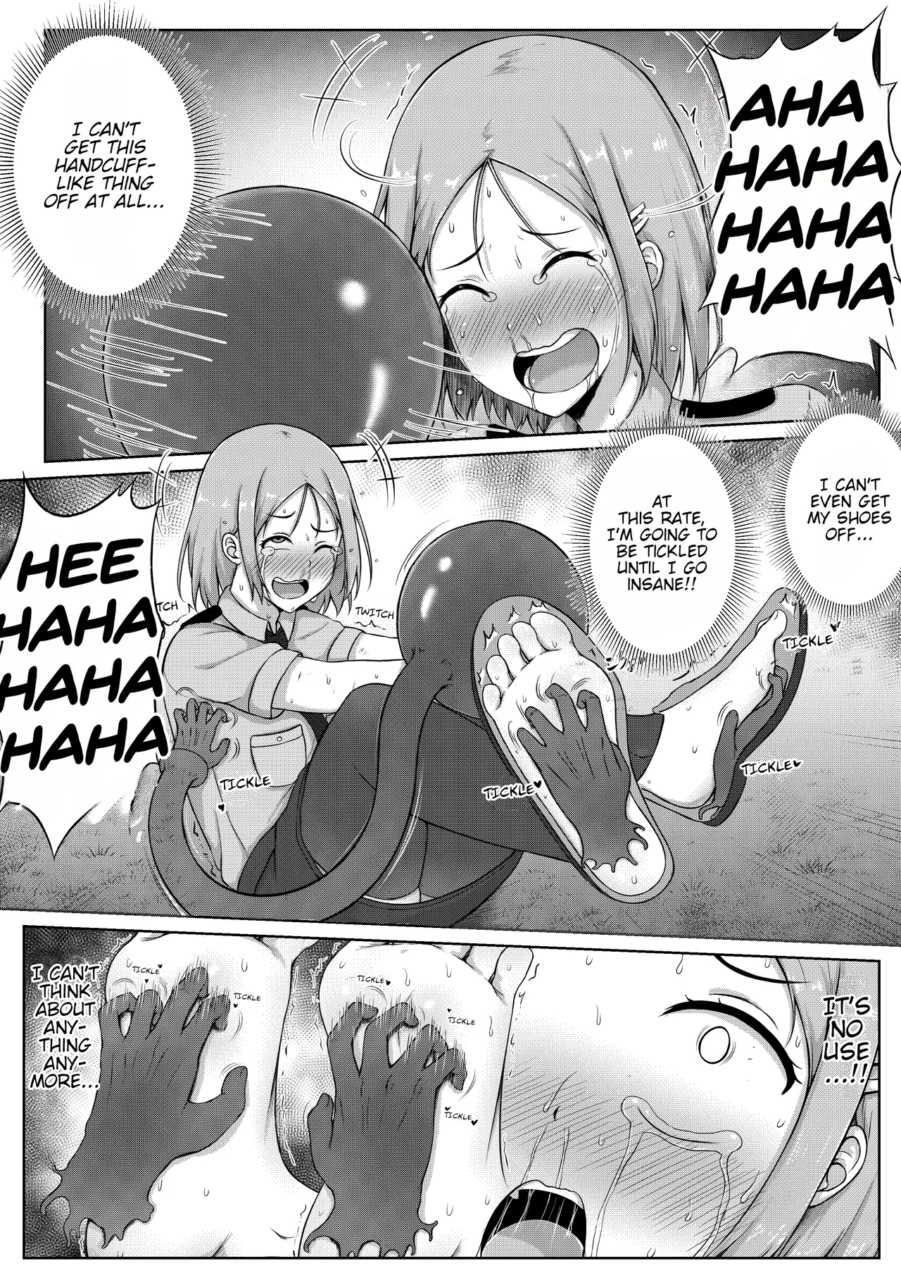 The Policewoman And The Tickling Kidnapper page 13
