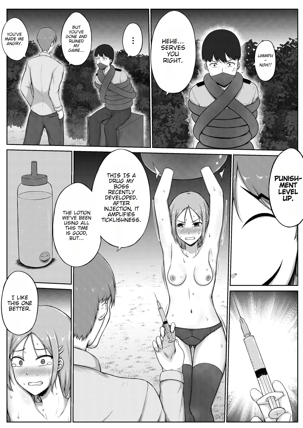 The Policewoman And The Tickling Kidnapper page 16