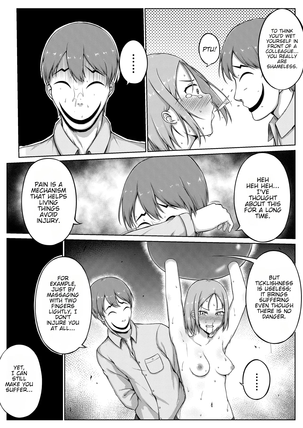 The Policewoman And The Tickling Kidnapper page 19