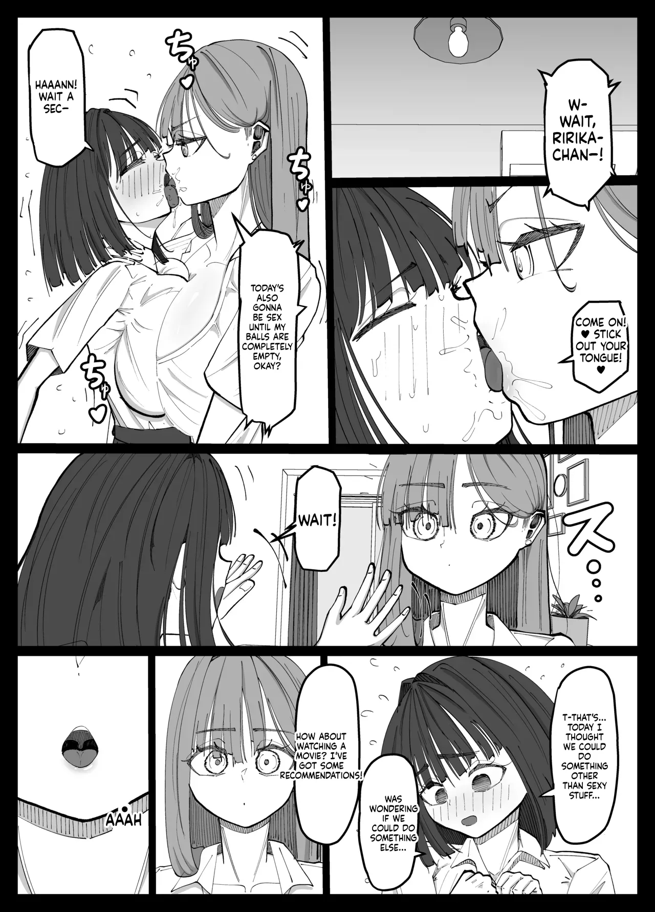 The Story Of A Futanari Gal Who Turns Her Friendless Introverted Girl Into An Onahole page 20