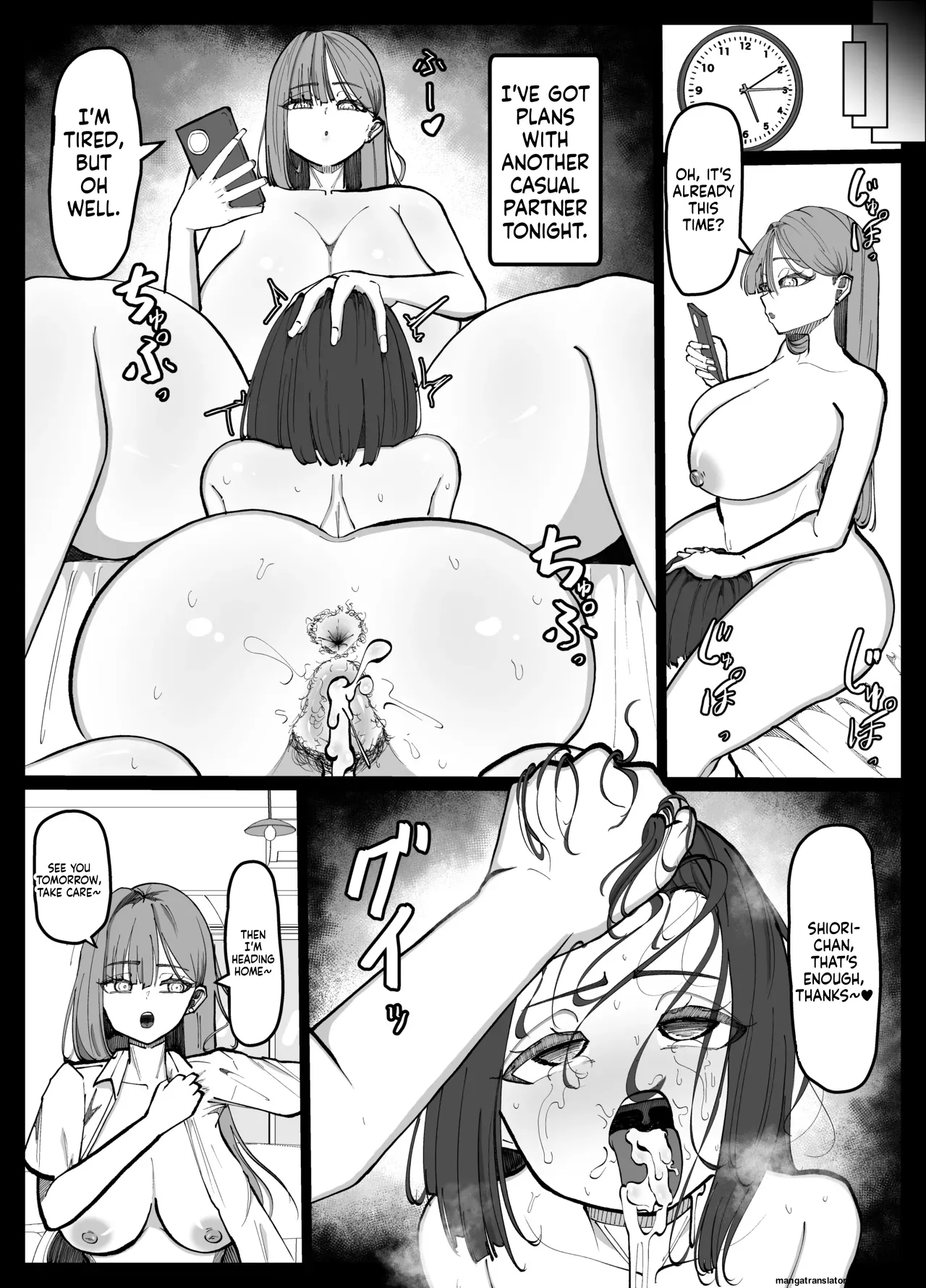 The Story Of A Futanari Gal Who Turns Her Friendless Introverted Girl Into An Onahole page 28
