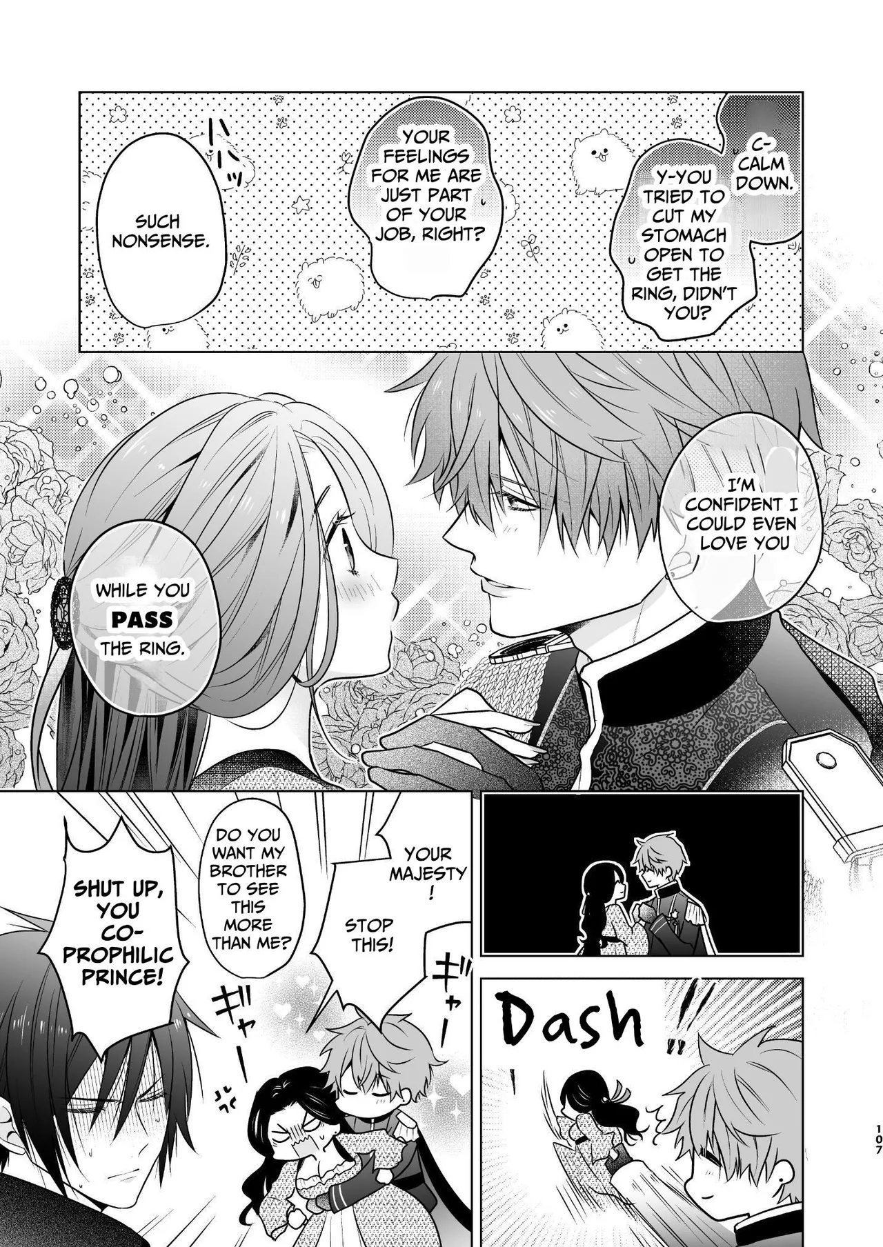 The Villainous Saintess Who'd Never Want A Prince Like Him page 108