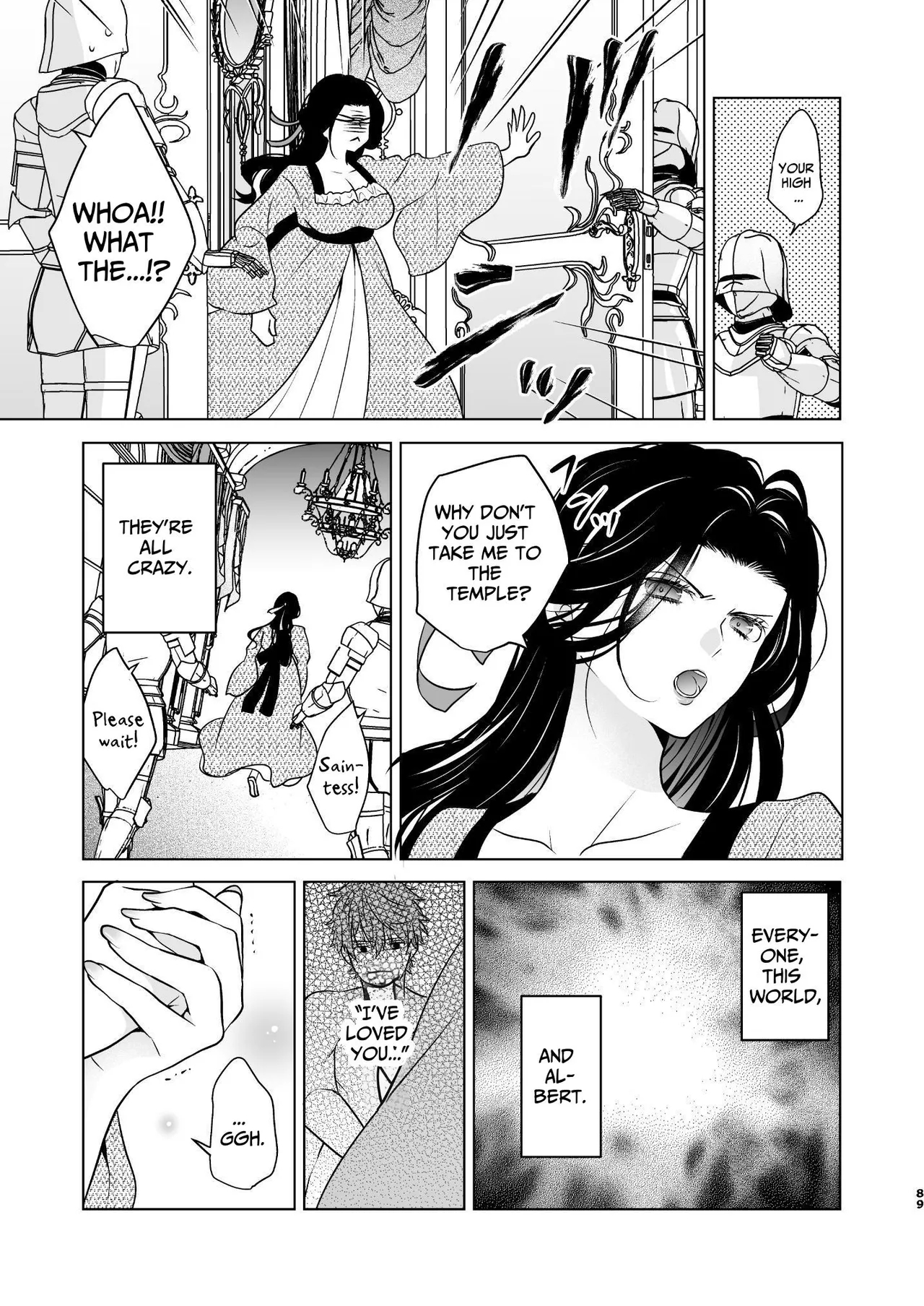The Villainous Saintess Who'd Never Want A Prince Like Him page 90