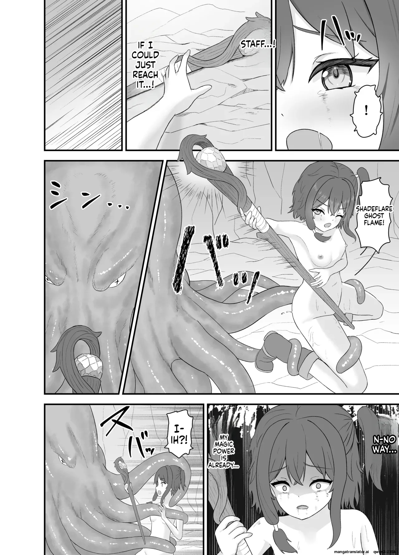 Tsuyoki Na Madou Shoujo To Shokushu No Ori -dungeon Nite Shokushu Ni Otsuru- page 29