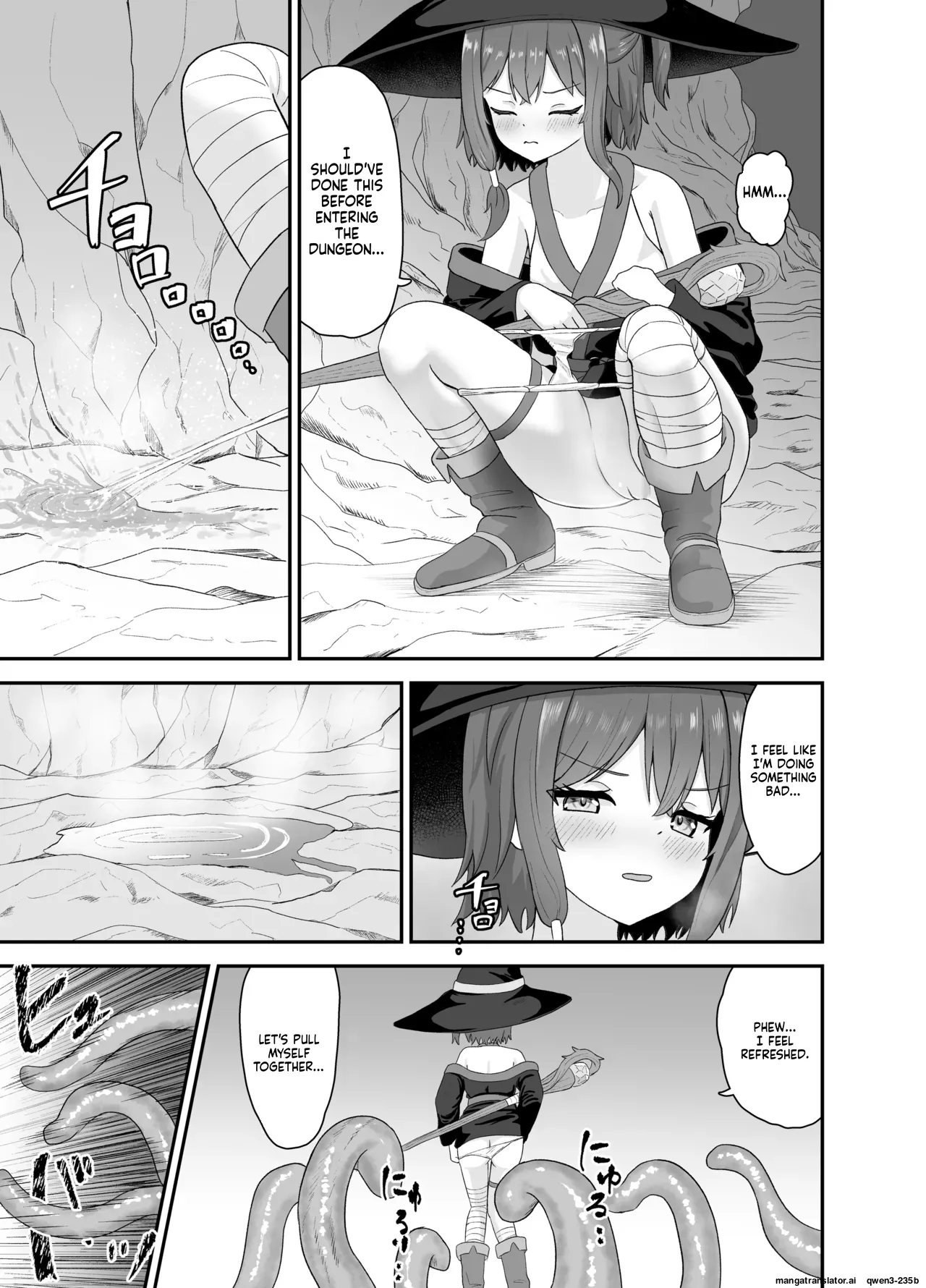 Tsuyoki Na Madou Shoujo To Shokushu No Ori -dungeon Nite Shokushu Ni Otsuru- page 8