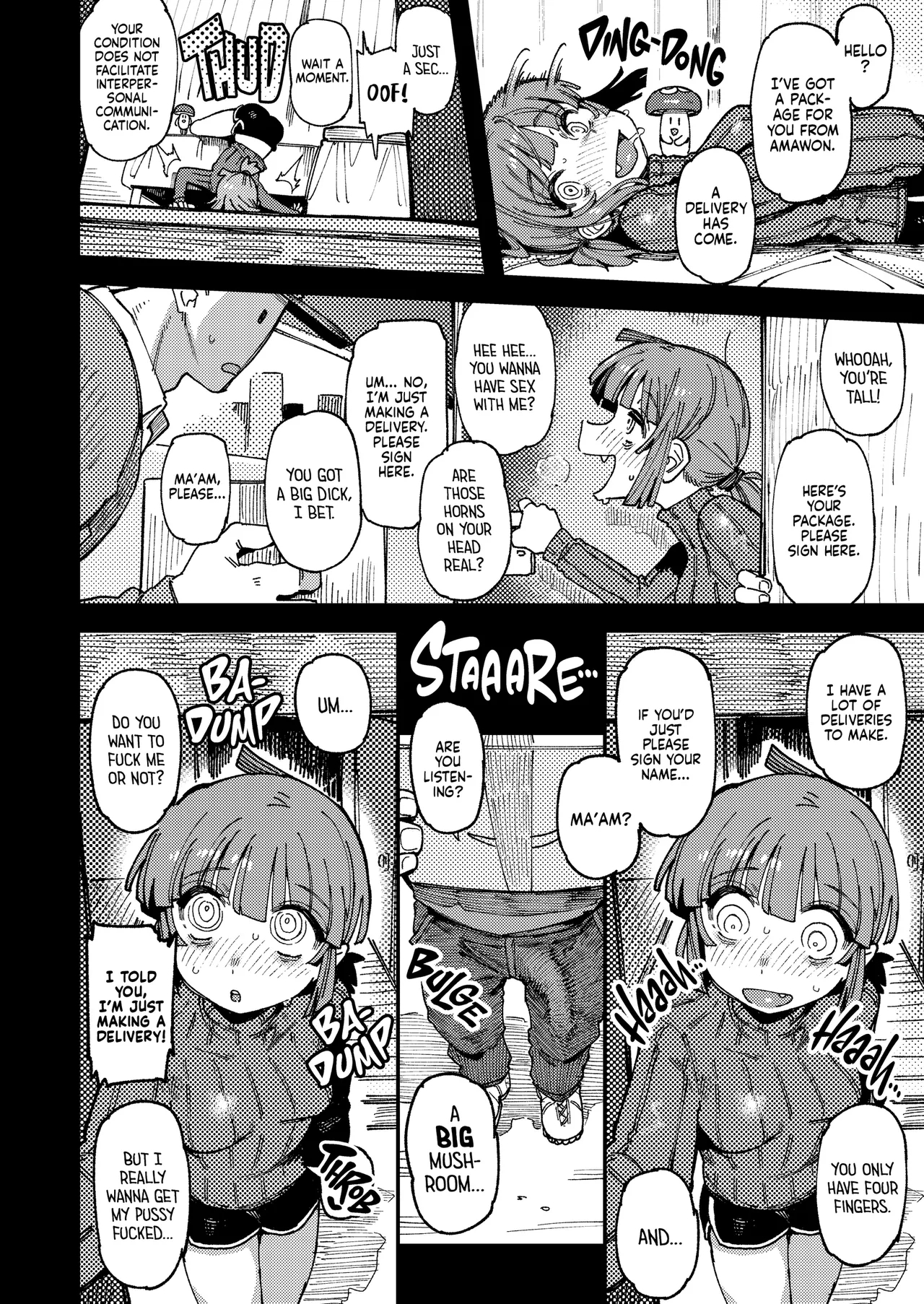 What Happened After My Place Got So Humid It Grew Magic Mushrooms And I Ate Them And Got Super Horny! page 9