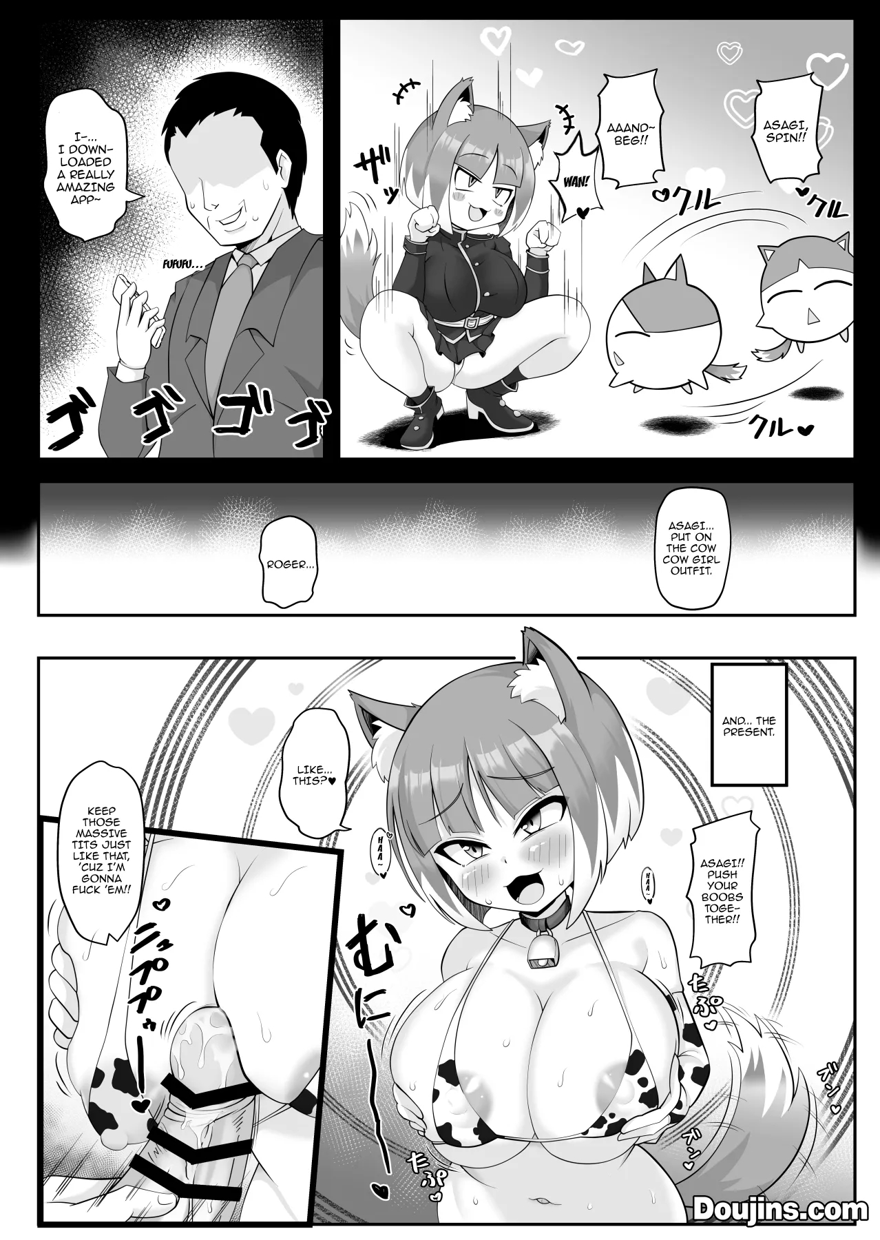Wild Wolf Asagi Becomes A Bitch With A Hypnosis App page 9