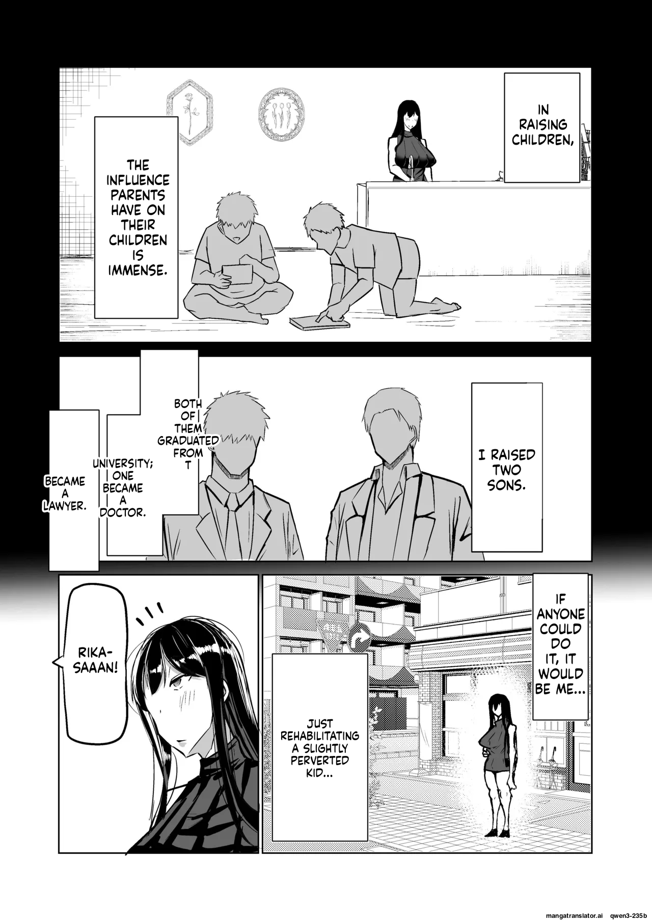 Won't You Jerk Off My Son's Cock? ~a Mother Whose Masturbation-monkey Son's Sexual Needs Became Way Too Much Trouble Asks Her Mom Friend For Handjob Advice~ page 171