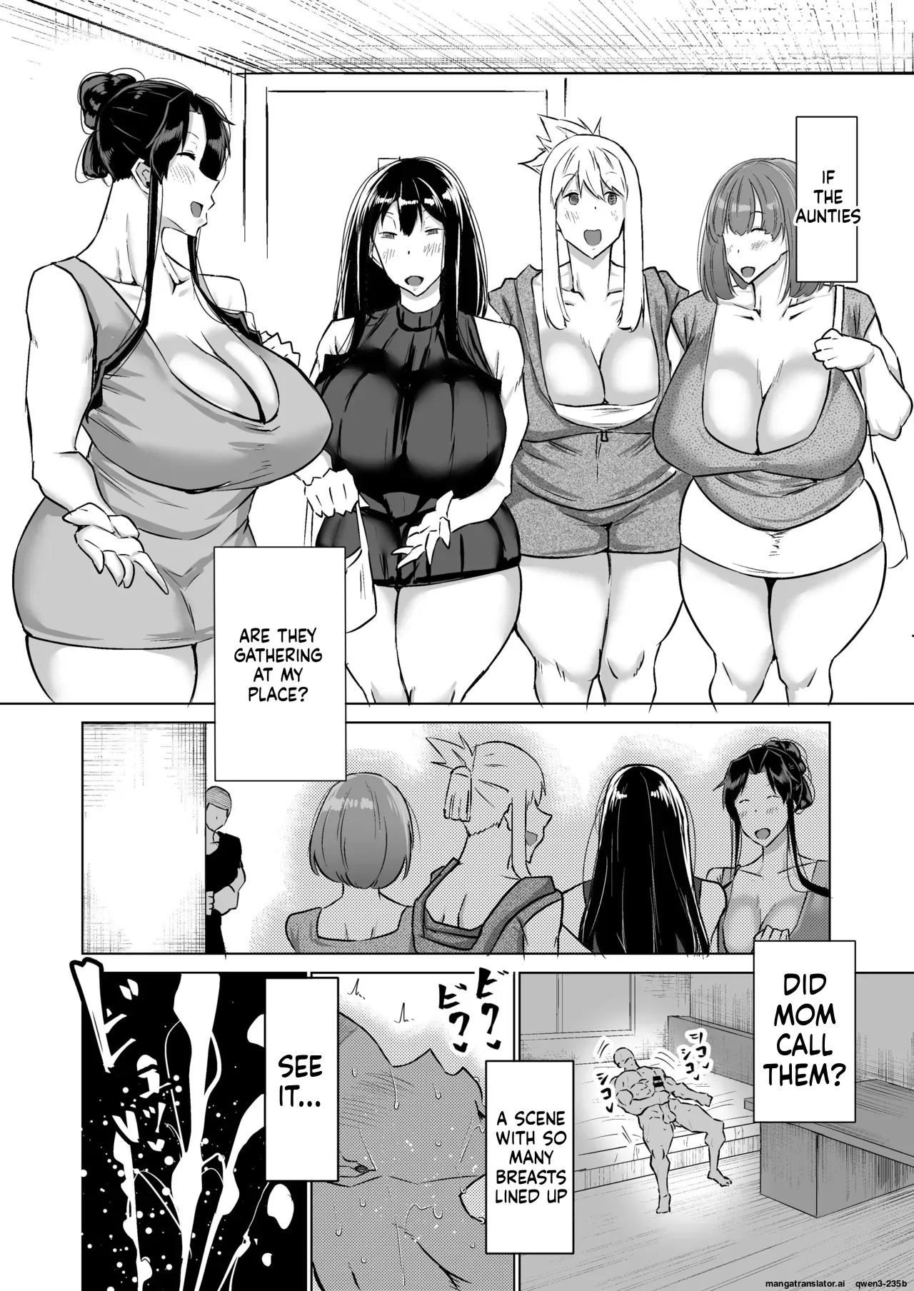 Won't You Jerk Off My Son's Cock? ~a Mother Whose Masturbation-monkey Son's Sexual Needs Became Way Too Much Trouble Asks Her Mom Friend For Handjob Advice~ page 249