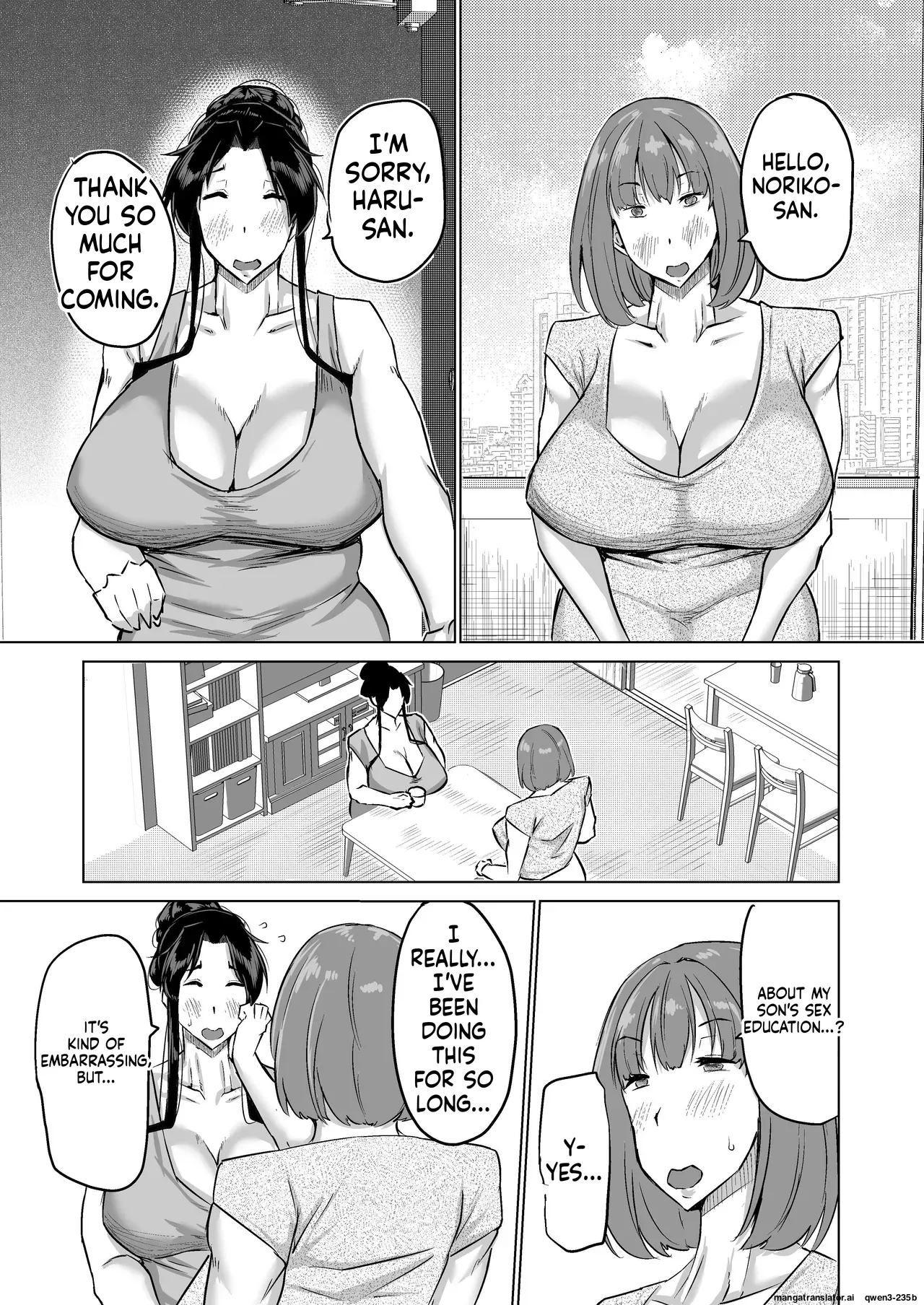 Won't You Jerk Off My Son's Cock? ~a Mother Whose Masturbation-monkey Son's Sexual Needs Became Way Too Much Trouble Asks Her Mom Friend For Handjob Advice~ page 38