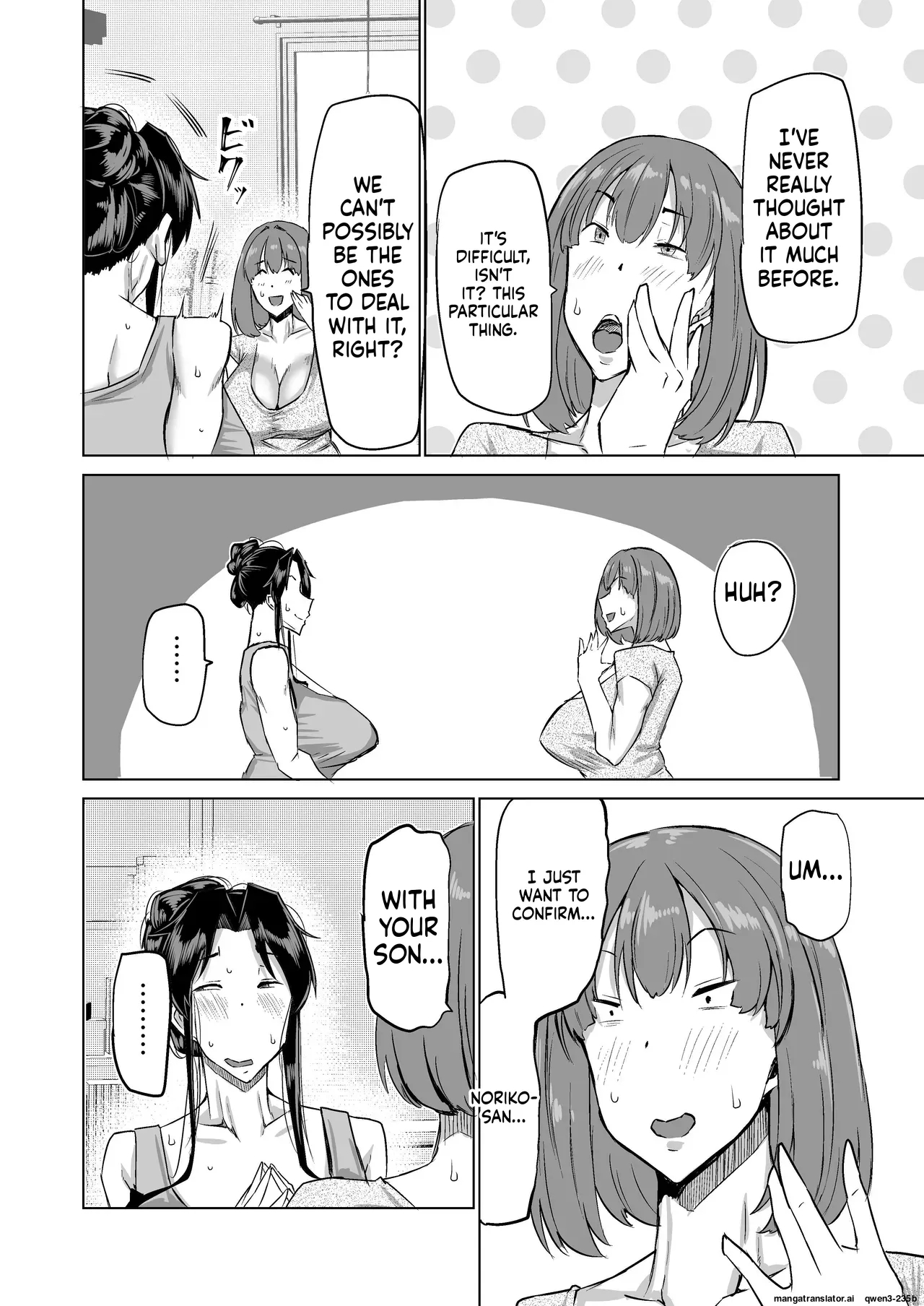 Won't You Jerk Off My Son's Cock? ~a Mother Whose Masturbation-monkey Son's Sexual Needs Became Way Too Much Trouble Asks Her Mom Friend For Handjob Advice~ page 39