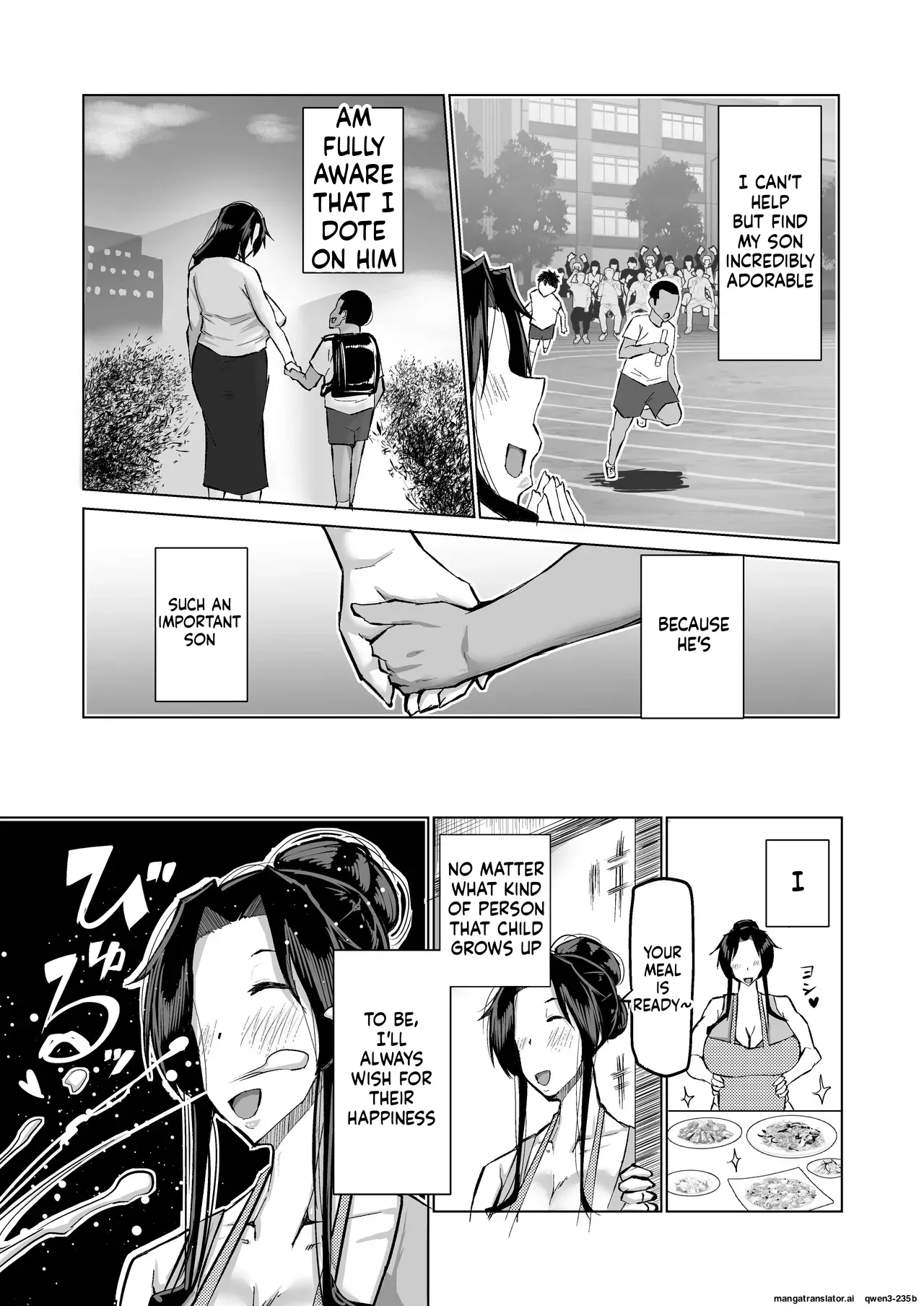 Won't You Jerk Off My Son's Cock? ~a Mother Whose Masturbation-monkey Son's Sexual Needs Became Way Too Much Trouble Asks Her Mom Friend For Handjob Advice~ page 4
